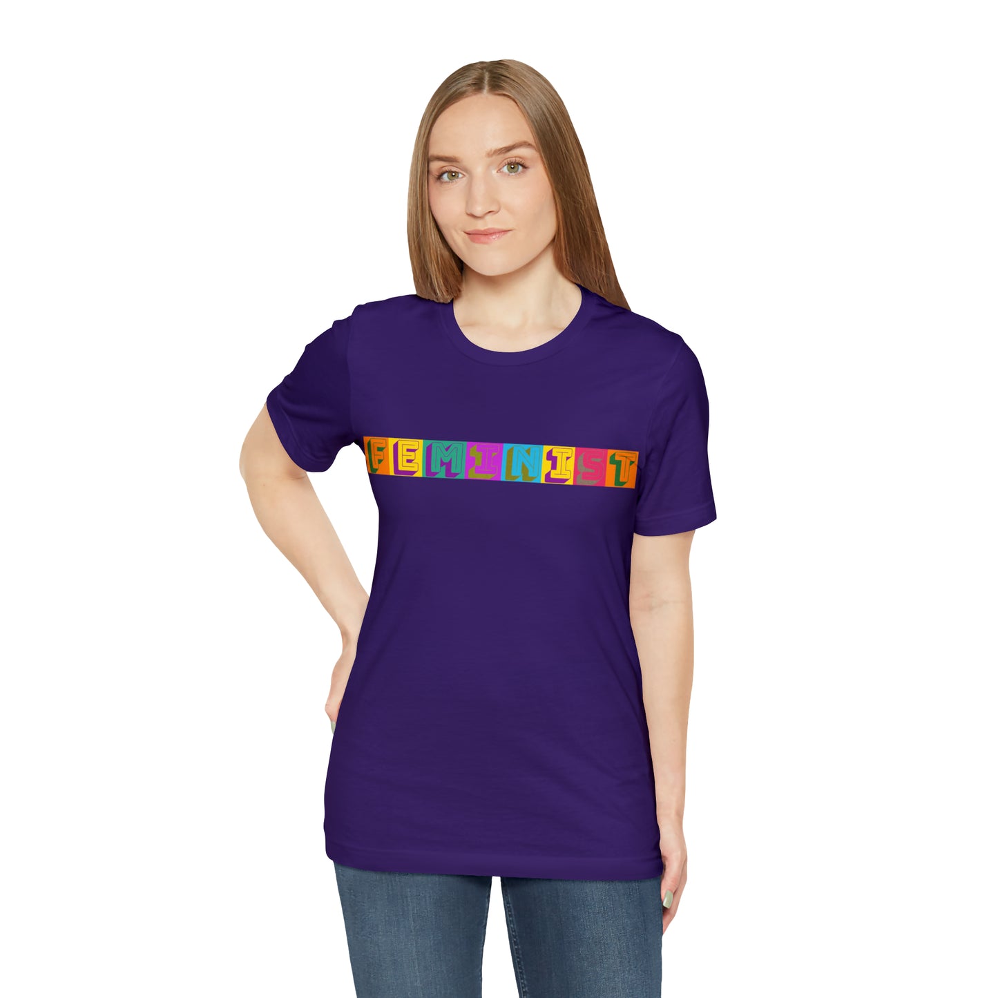 Retro Feminist Unisex Crew Neck T-Shirt  (S-3XL)