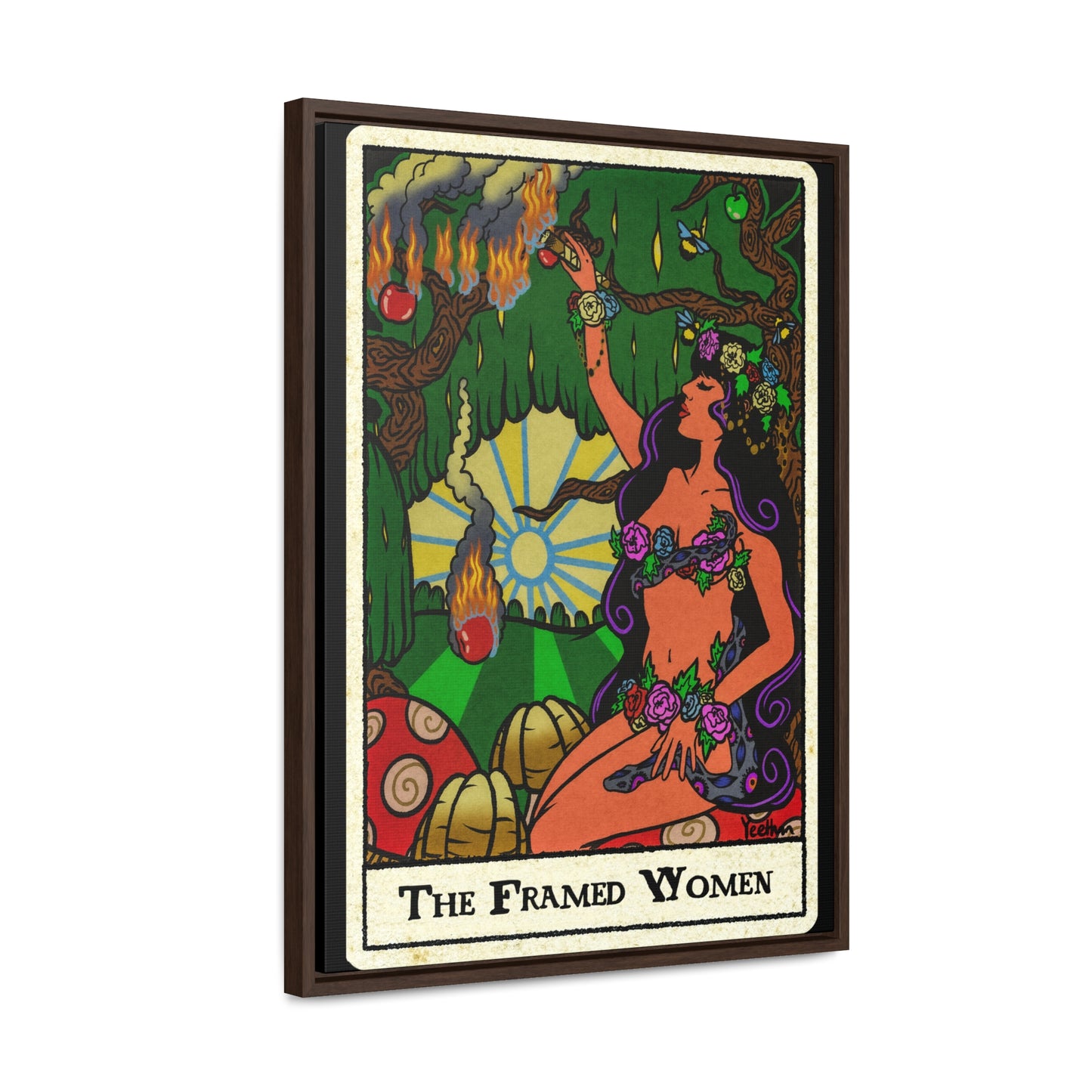 The Framed Women Premium Gallery Wrap Framed Canvas