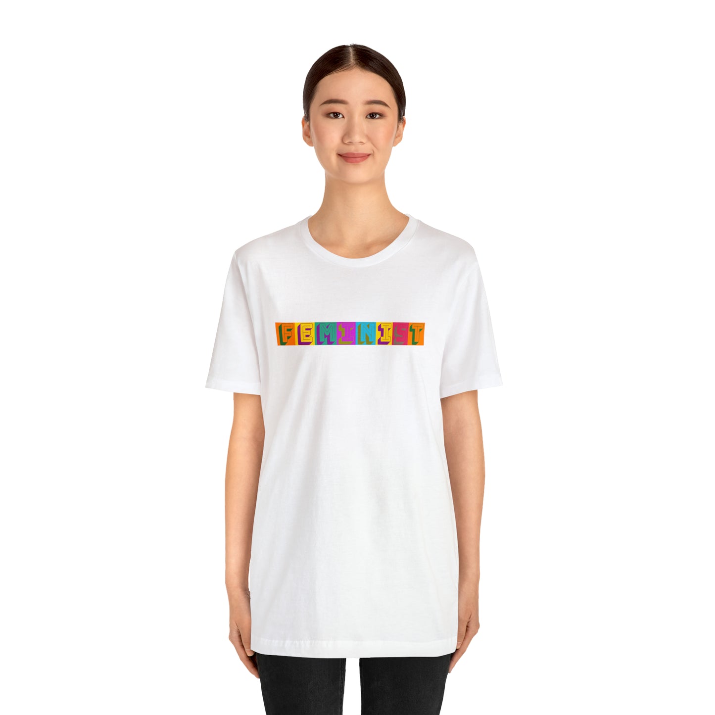 Retro Feminist Unisex Crew Neck T-Shirt  (S-3XL)