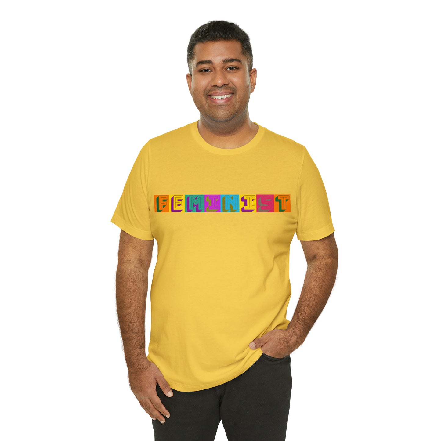 Retro Feminist Unisex Crew Neck T-Shirt  (S-3XL)