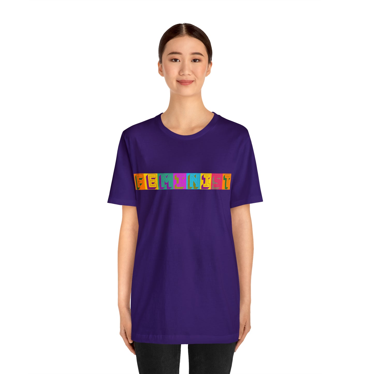 Retro Feminist Unisex Crew Neck T-Shirt  (S-3XL)