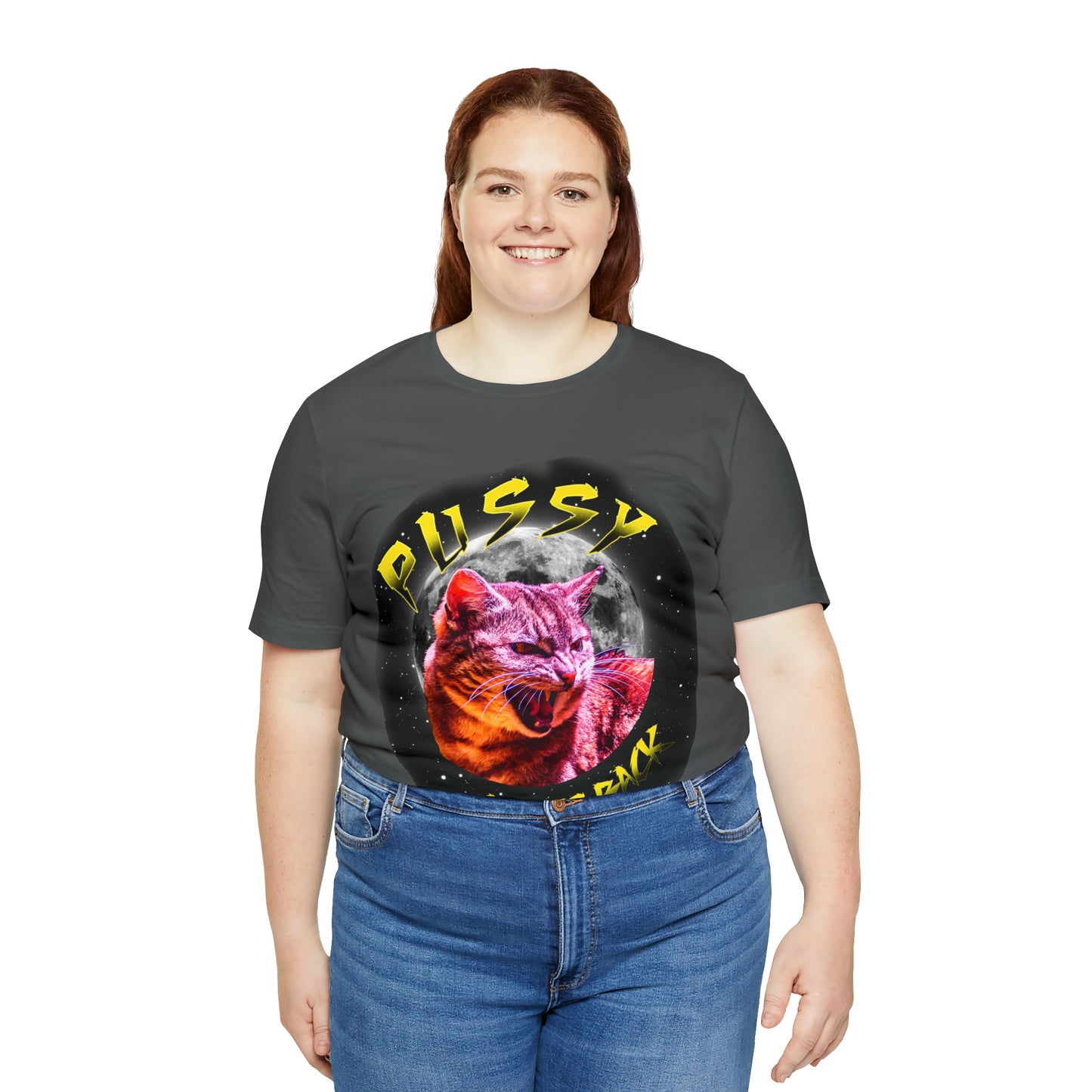 Pussy Bites Back Crew Neck  Unisex Crew Neck T-Shirt (S-3XL)