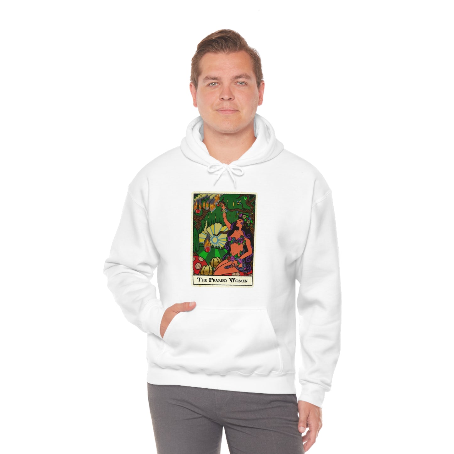 The Framed Women Unisex Heavy Blend™ Hooded Sweatshirt