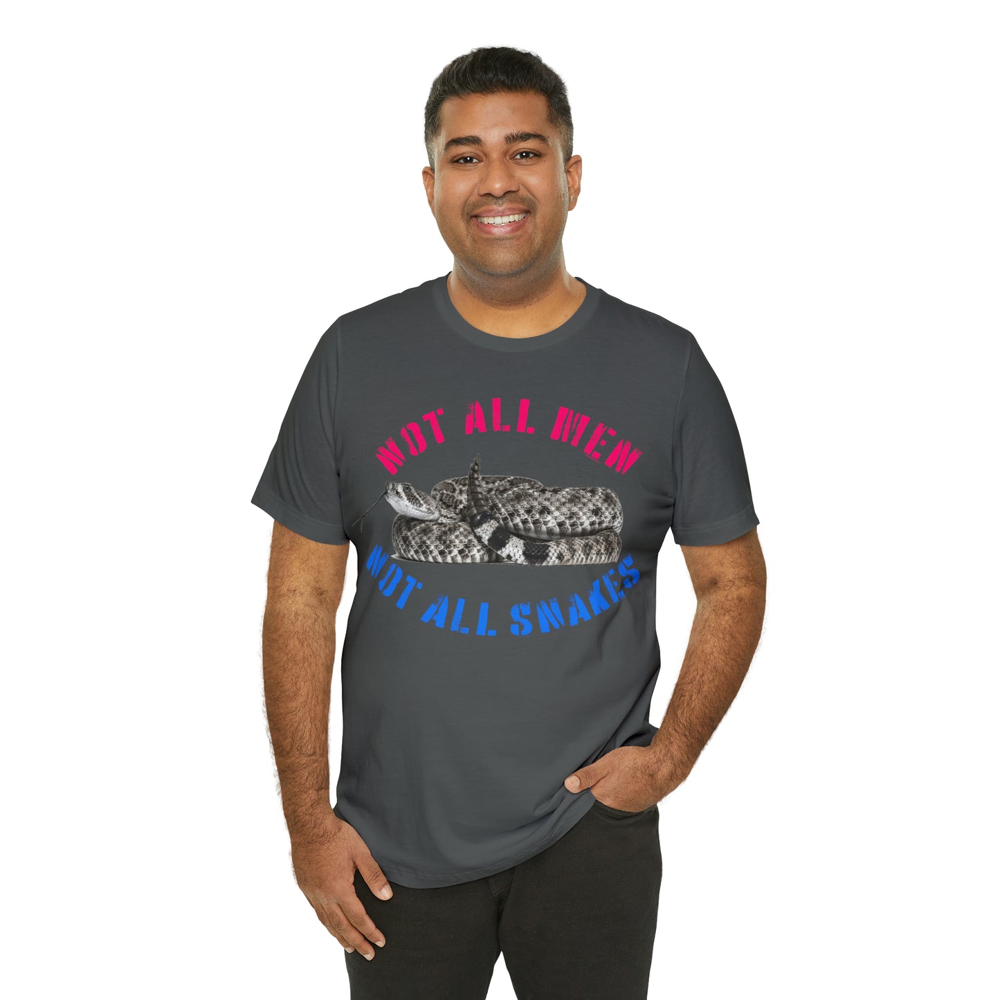 Not All Snakes Unisex Crew Neck T-Shirt (Rattle) (S-3XL)