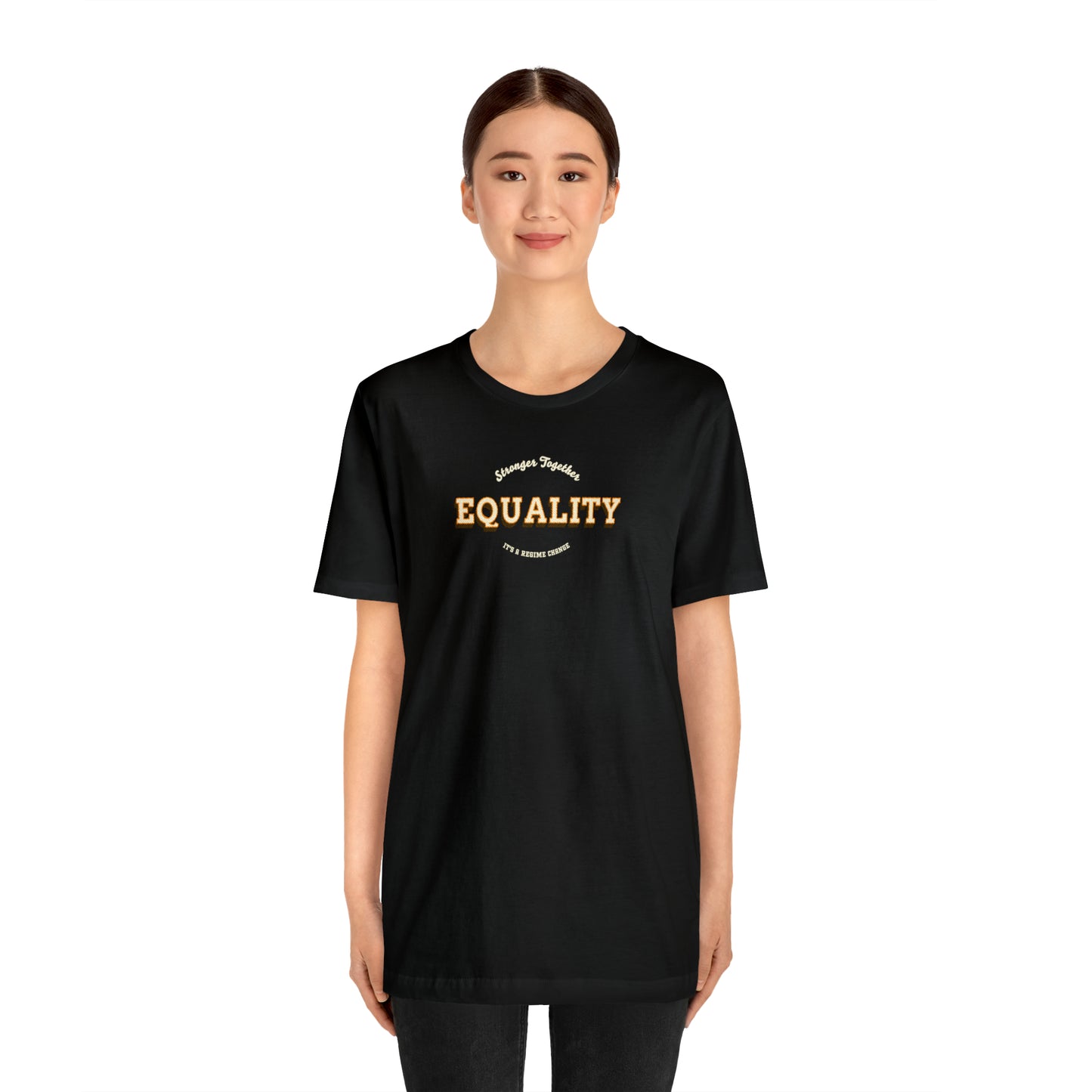 Vintage Equality Crew Neck  Unisex Crew Neck T-Shirt (S-3XL)