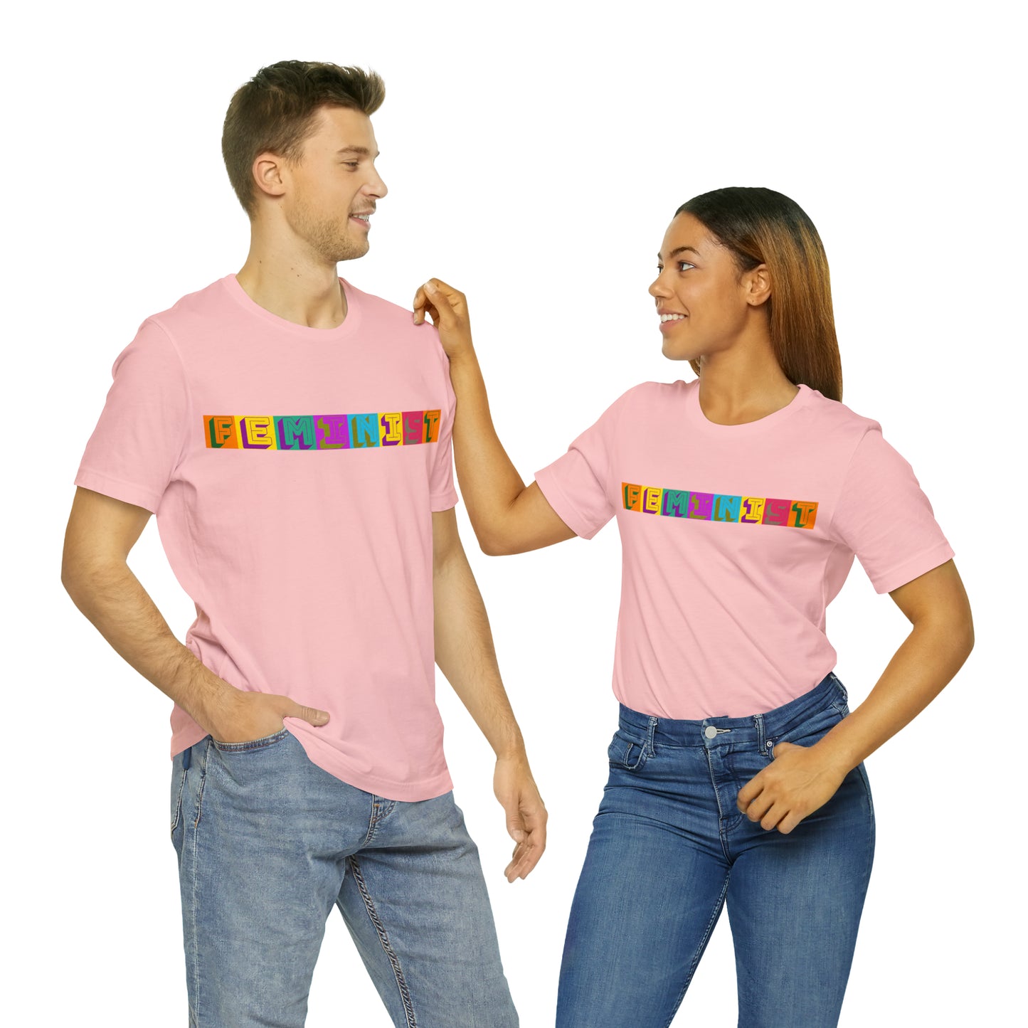 Retro Feminist Unisex Crew Neck T-Shirt  (S-3XL)