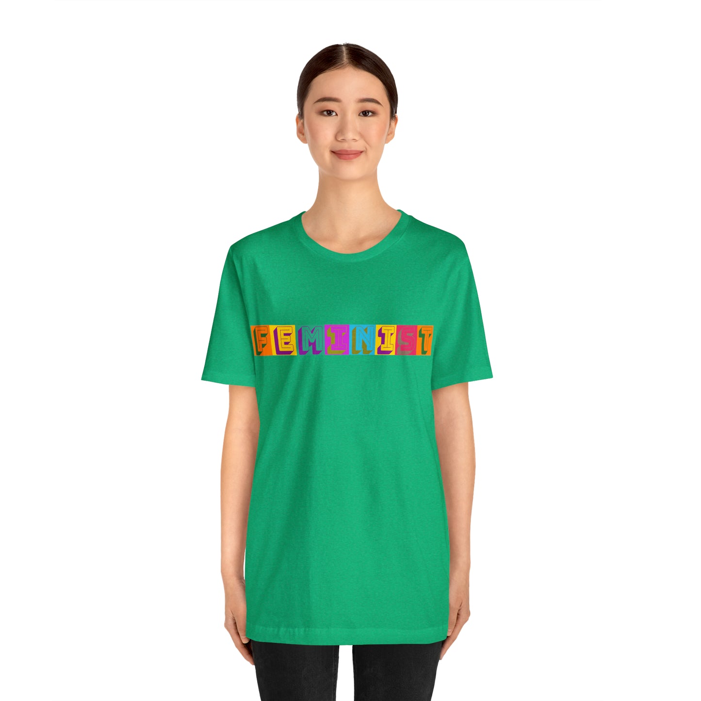Retro Feminist Unisex Crew Neck T-Shirt  (S-3XL)