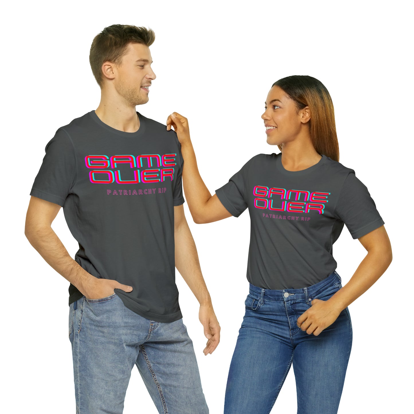 Game Over Patriarchy RIP Unisex T-Shirt (S-3XL)