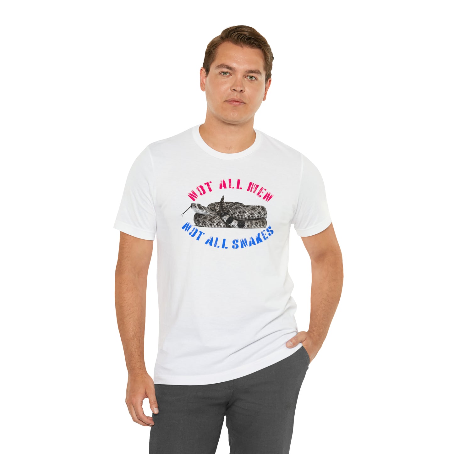 Not All Snakes Unisex Crew Neck T-Shirt (Rattle) (S-3XL)