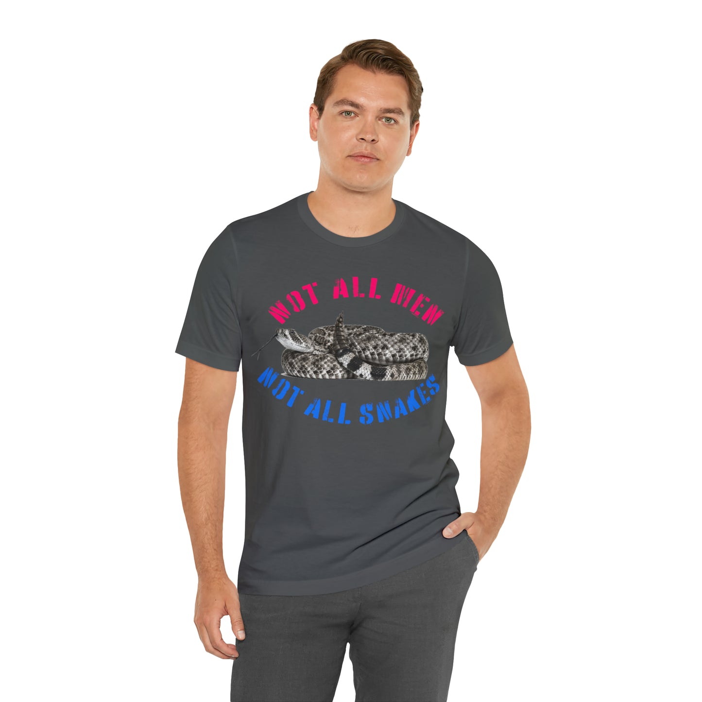Not All Snakes Unisex Crew Neck T-Shirt (Rattle) (S-3XL)