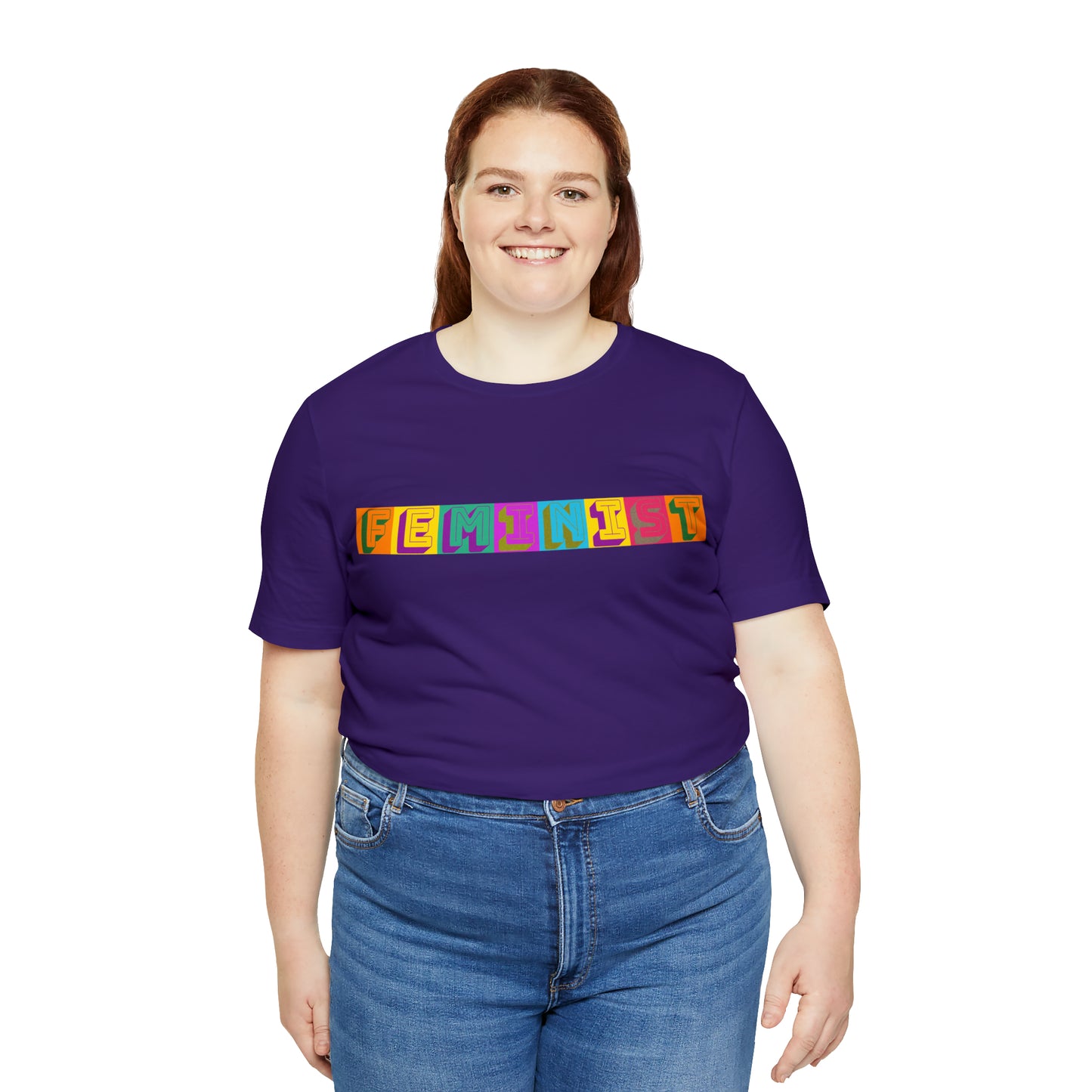 Retro Feminist Unisex Crew Neck T-Shirt  (S-3XL)