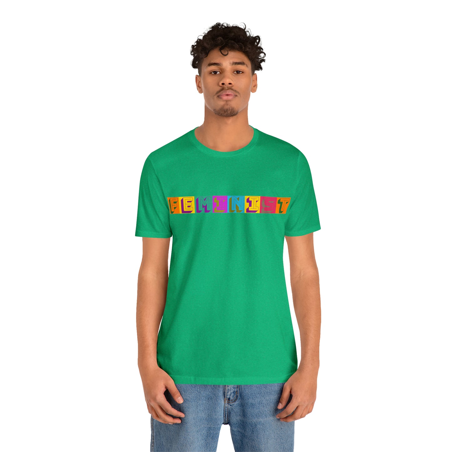 Retro Feminist Unisex Crew Neck T-Shirt  (S-3XL)