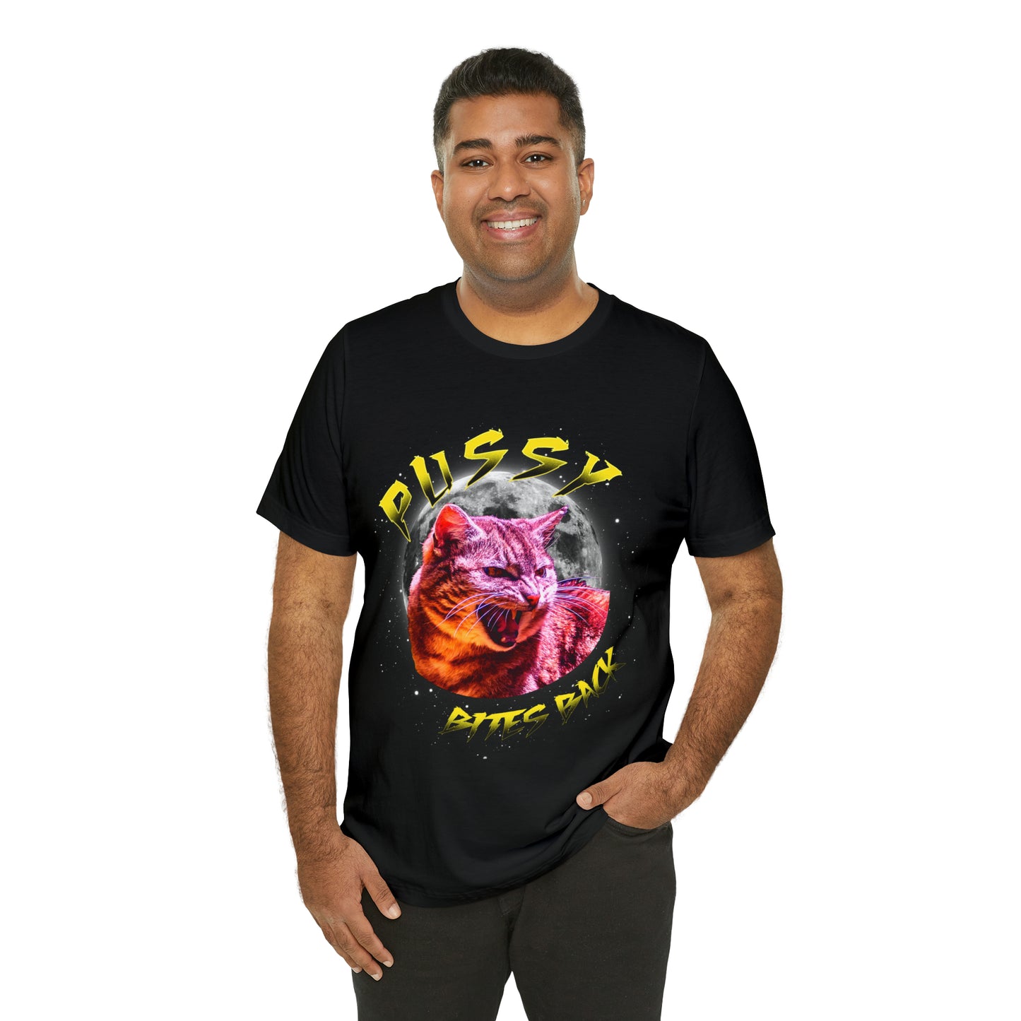 Pussy Bites Back Crew Neck  Unisex Crew Neck T-Shirt (S-3XL)