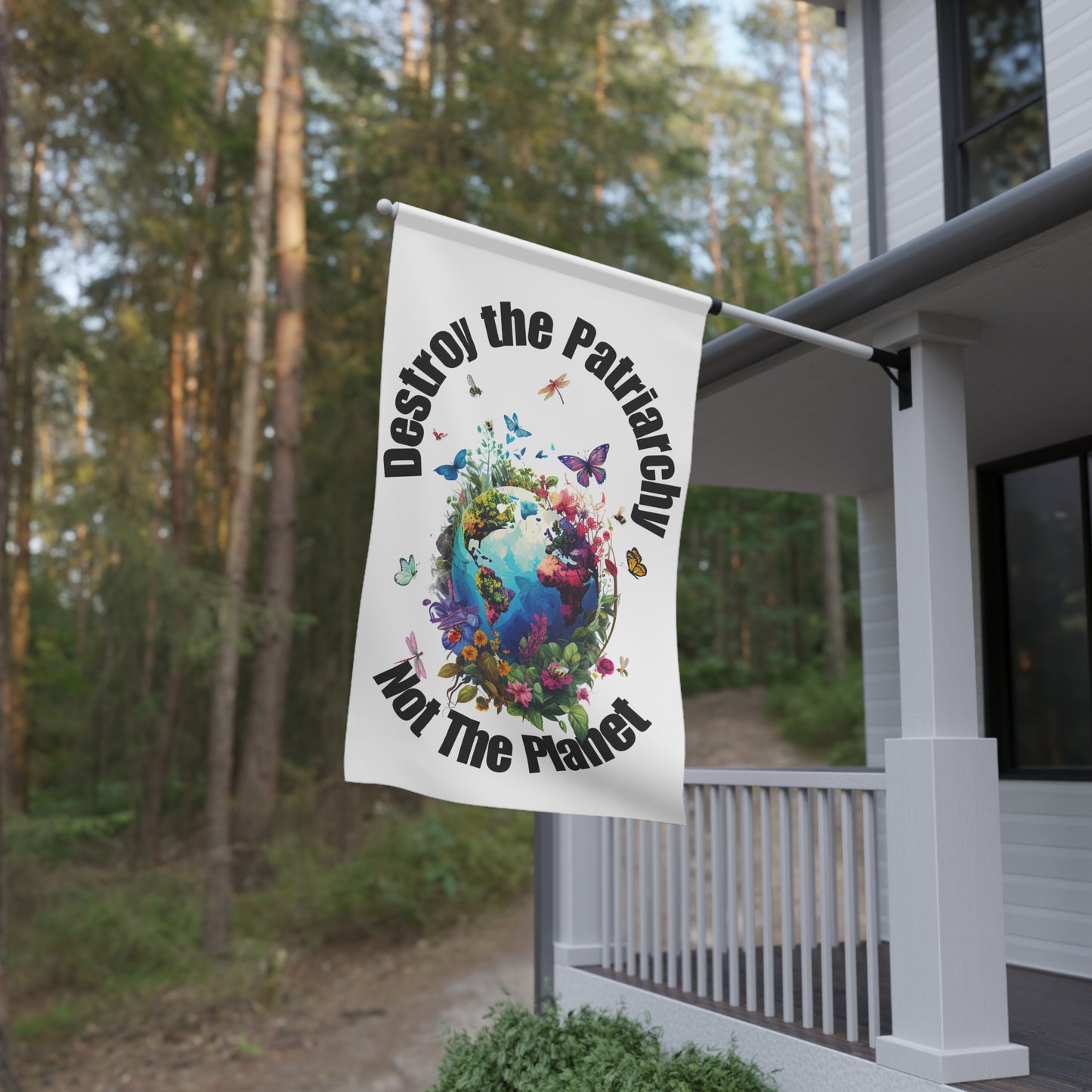 Save the Planet House Banner (36" × 60") (91.44cm × 152.4cm)