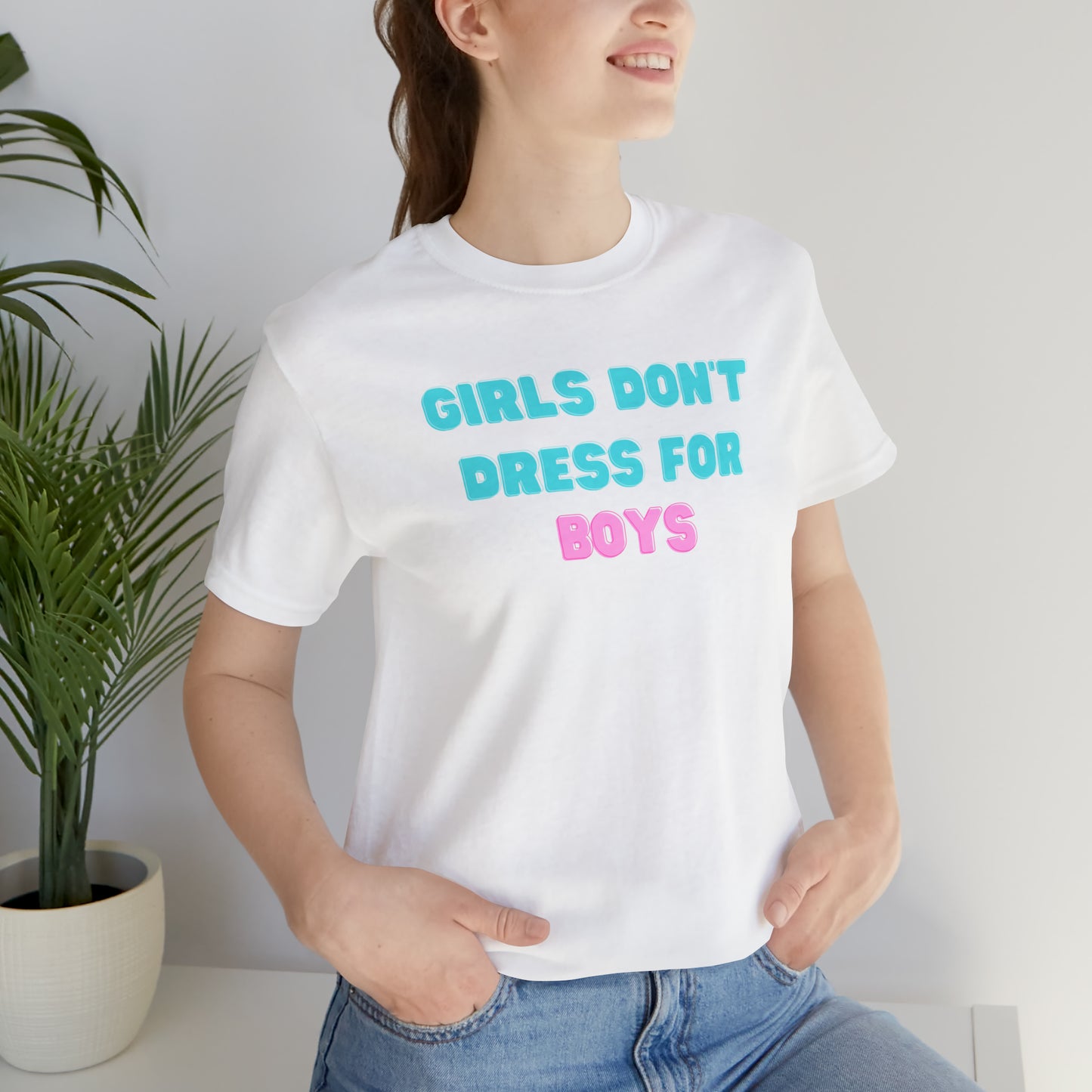 Girls Don't Unisex Crew Neck T-Shirt (S-3XL)