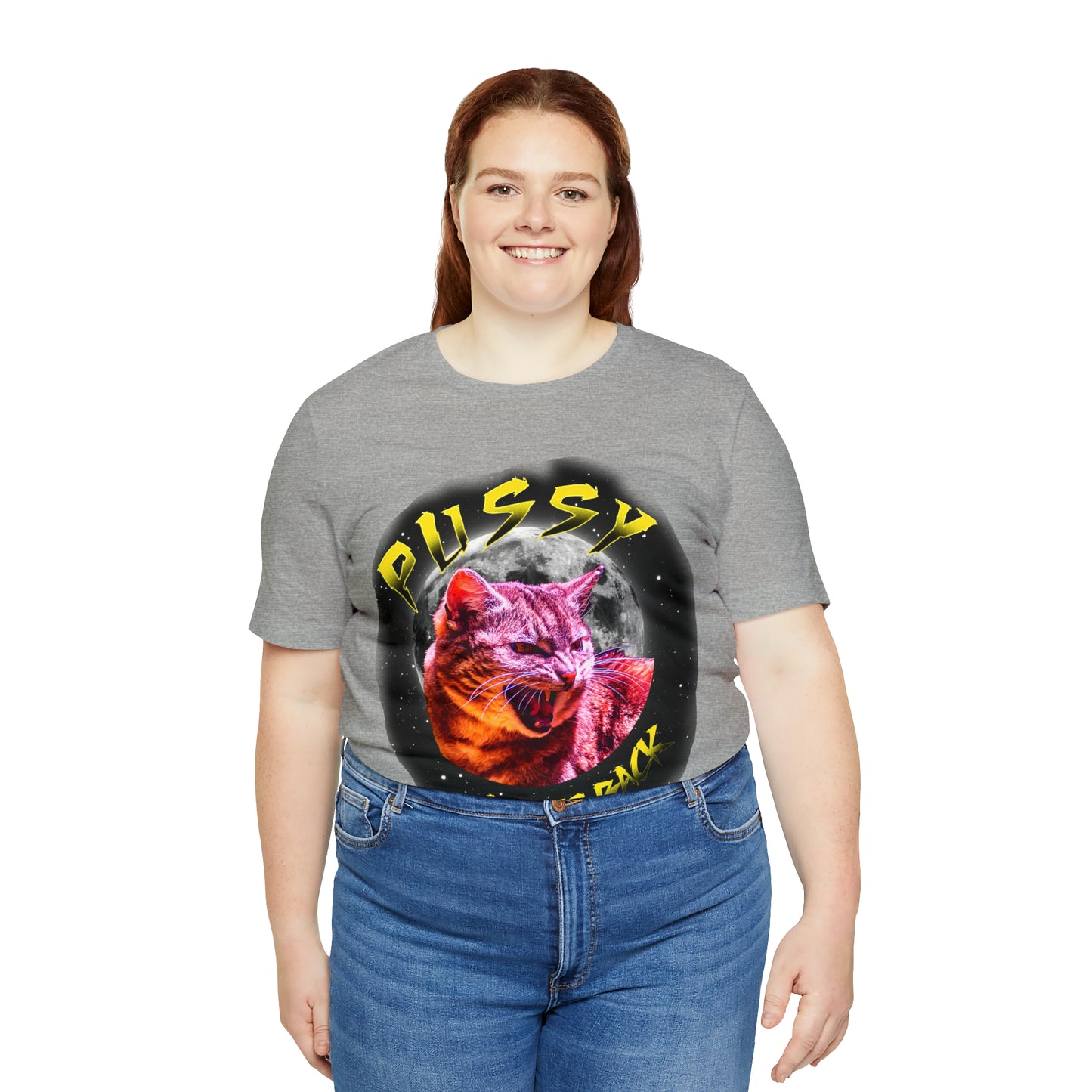 Pussy Bites Back Crew Neck  Unisex Crew Neck T-Shirt (S-3XL)