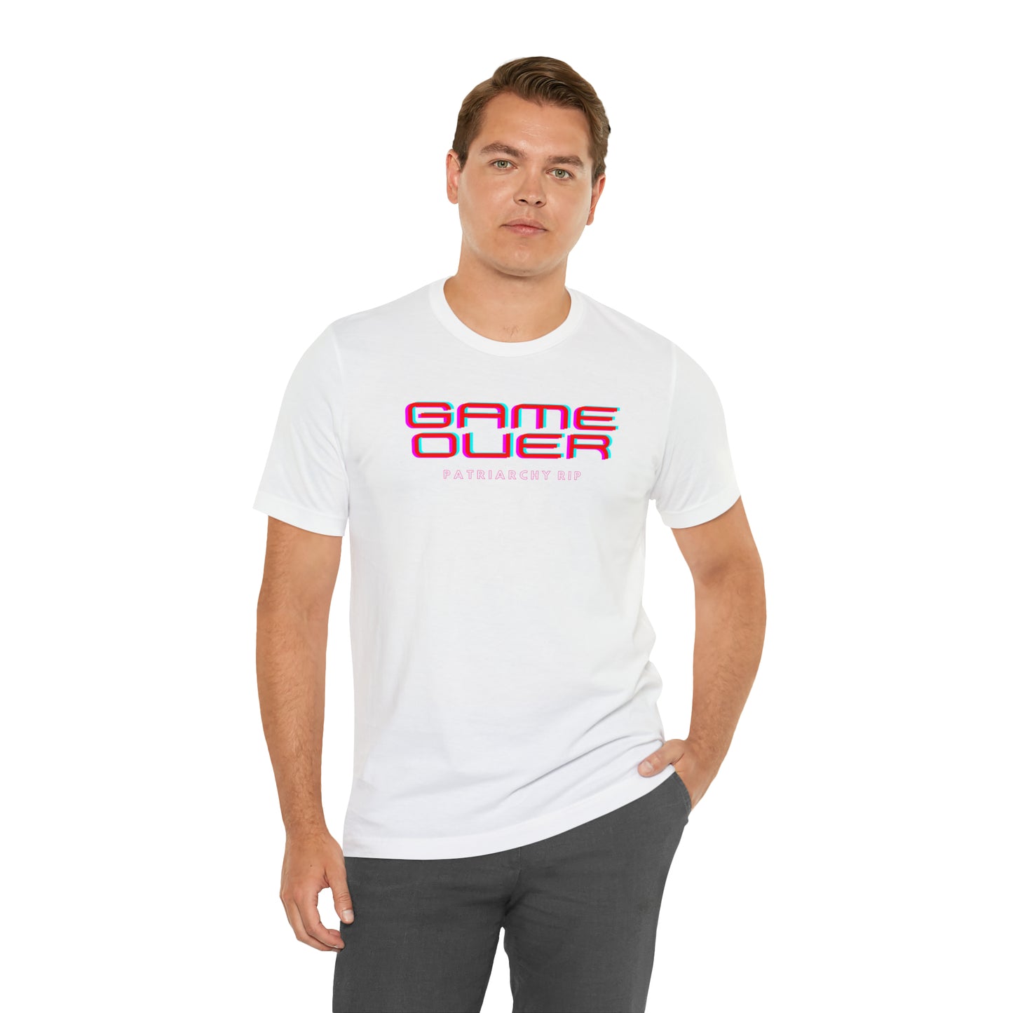 Game Over Patriarchy RIP Unisex T-Shirt (S-3XL)