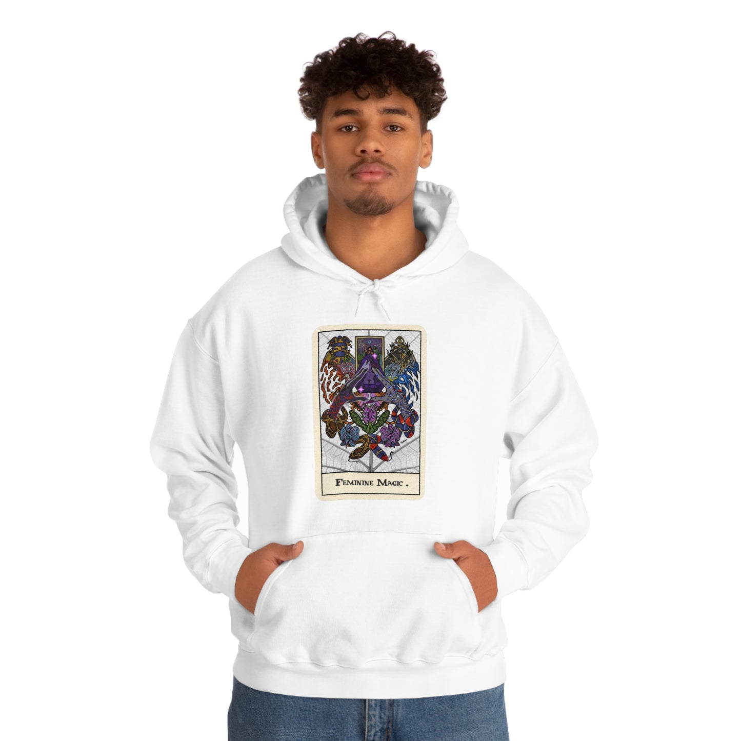 Feminine Magic Unisex Heavy Blend™ Hooded Sweatshirt (S-5XL)
