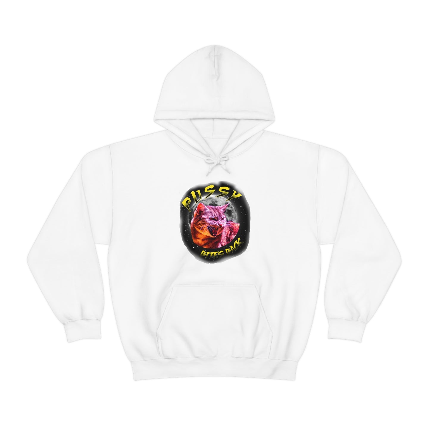 Pussy Bites Back Unisex Heavy Blend™ Hooded Sweatshirt (S-5XL)
