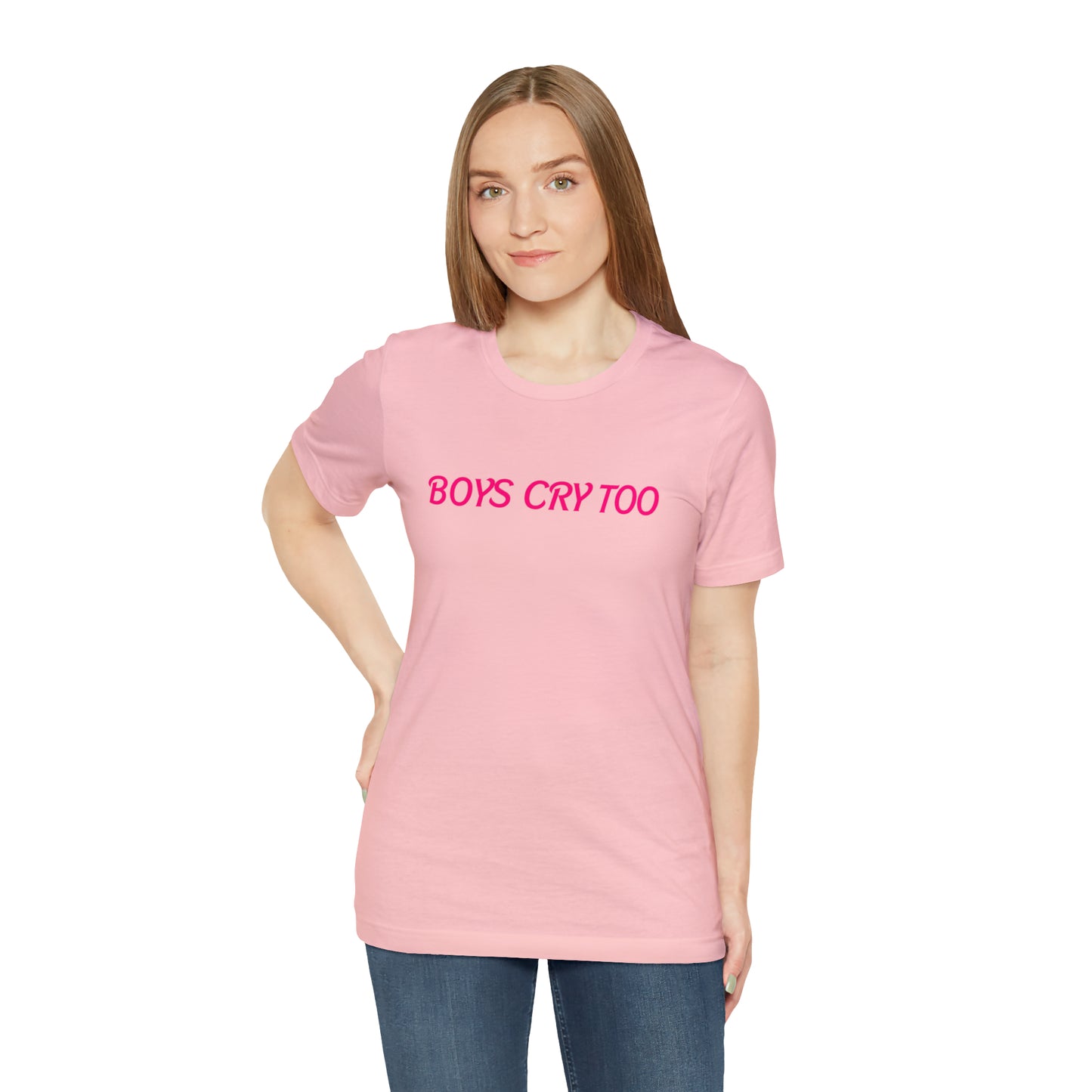 Boys Cry Too Unisex Crew Neck T-Shirt (S-3XL)