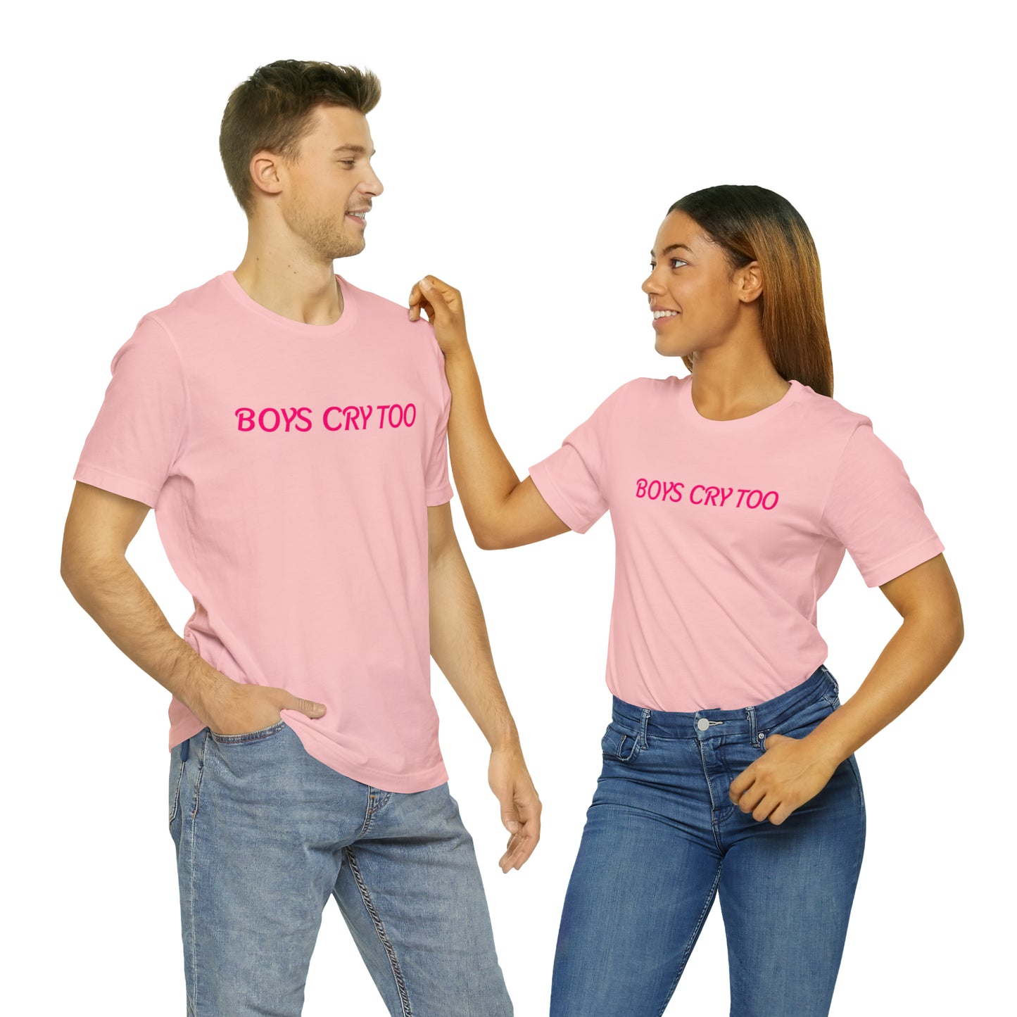 Boys Cry Too Unisex Crew Neck T-Shirt (S-3XL)