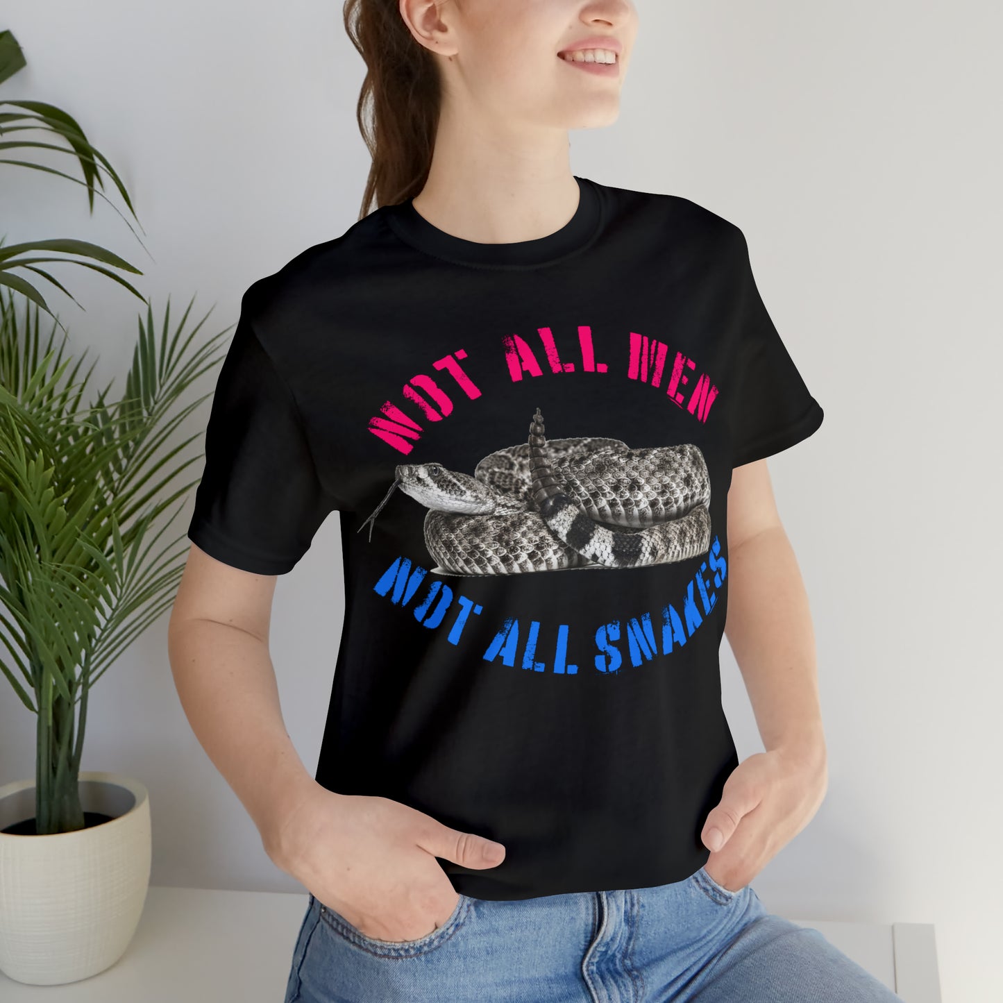 Not All Snakes Unisex Crew Neck T-Shirt (Rattle) (S-3XL)