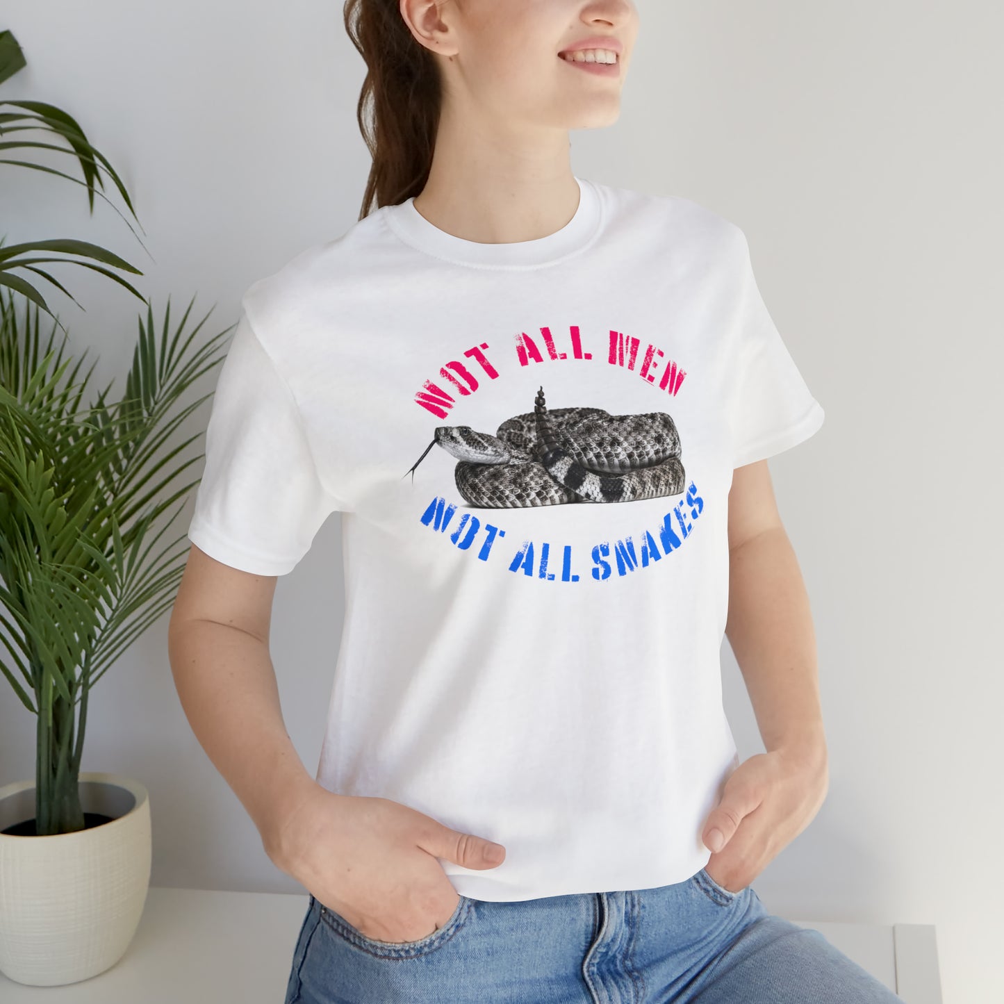 Not All Snakes Unisex Crew Neck T-Shirt (Rattle) (S-3XL)