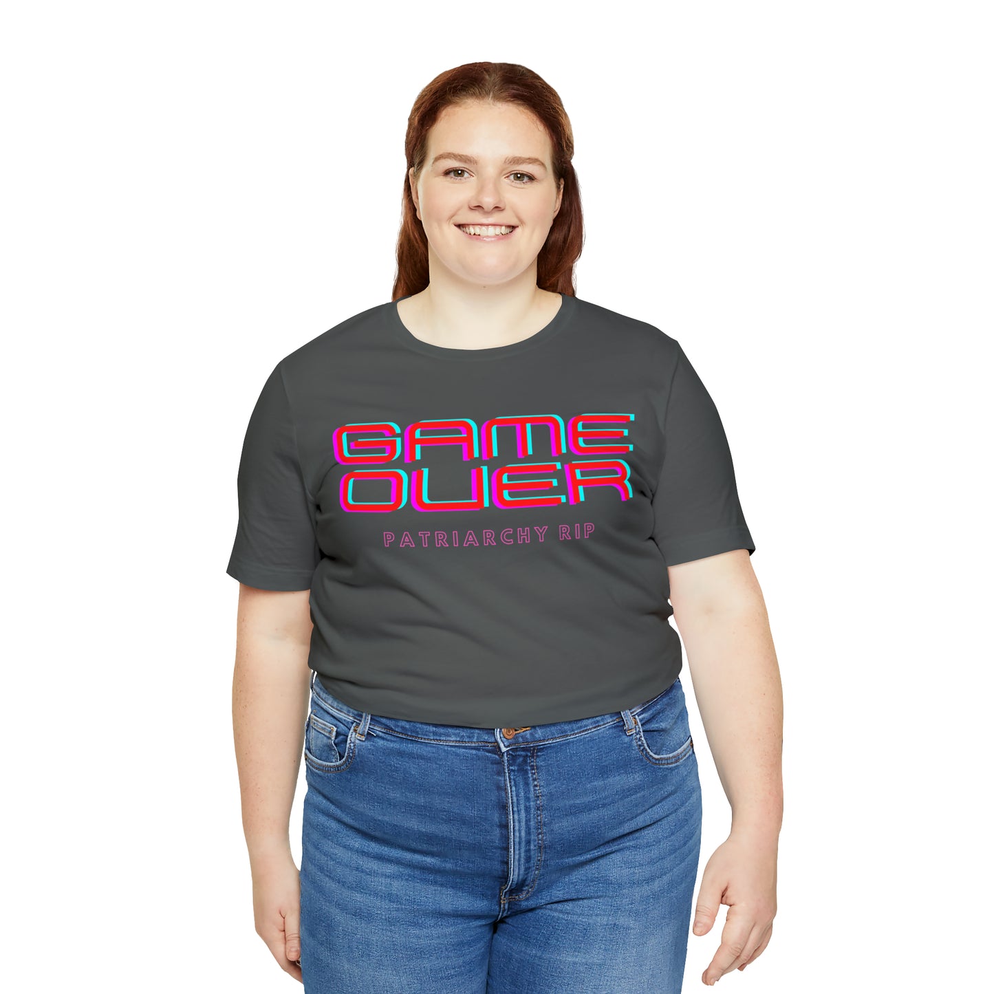Game Over Patriarchy RIP Unisex T-Shirt (S-3XL)