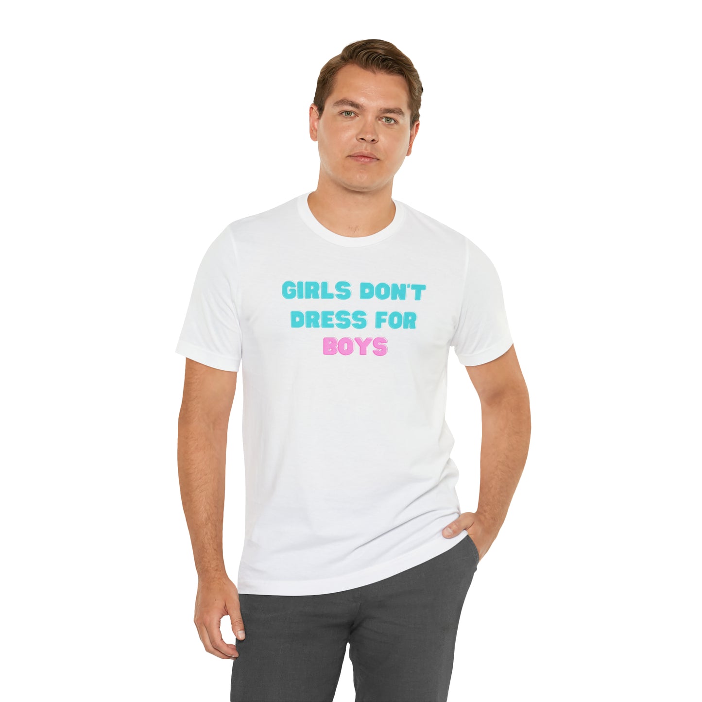 Girls Don't Unisex Crew Neck T-Shirt (S-3XL)