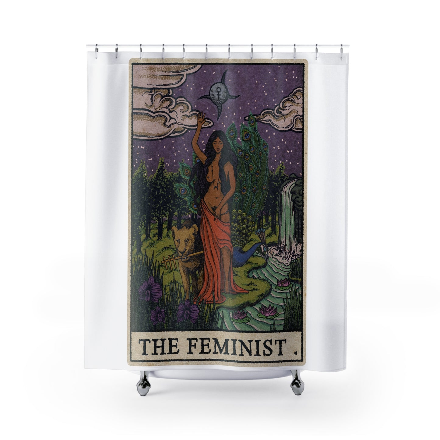 The Bold Feminist Shower Curtains