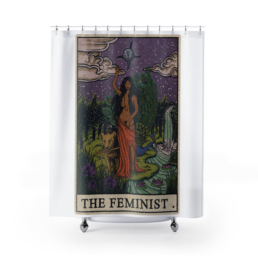 The Bold Feminist Shower Curtains