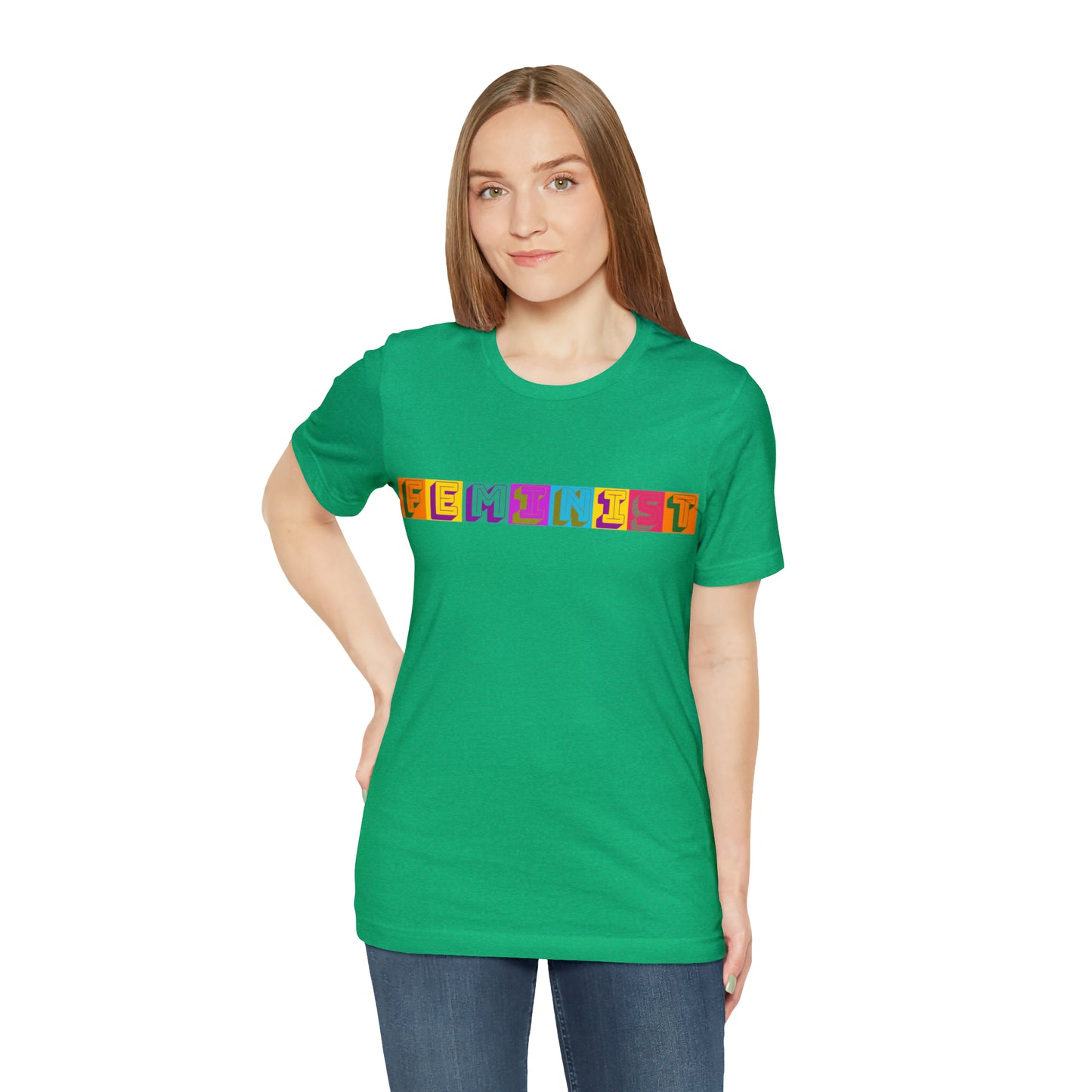 Retro Feminist Unisex Crew Neck T-Shirt  (S-3XL)