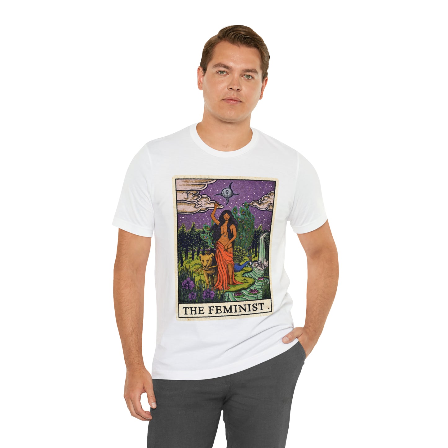 The Feminist (PG) Unisex Crew Neck T-Shirt (S-3XL)
