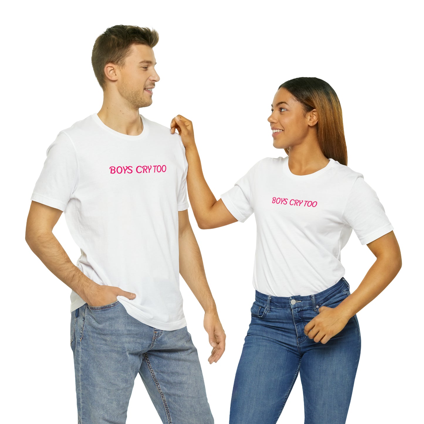 Boys Cry Too Unisex Crew Neck T-Shirt (S-3XL)