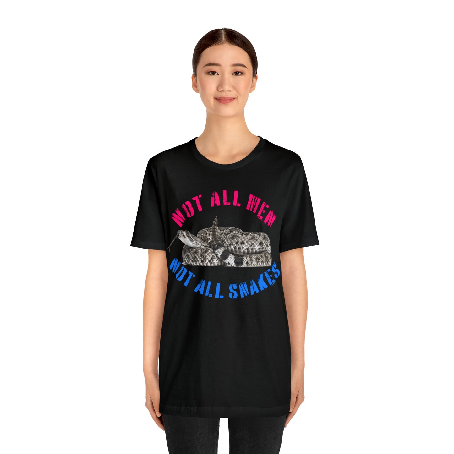 Not All Snakes Unisex Crew Neck T-Shirt (Rattle) (S-3XL)