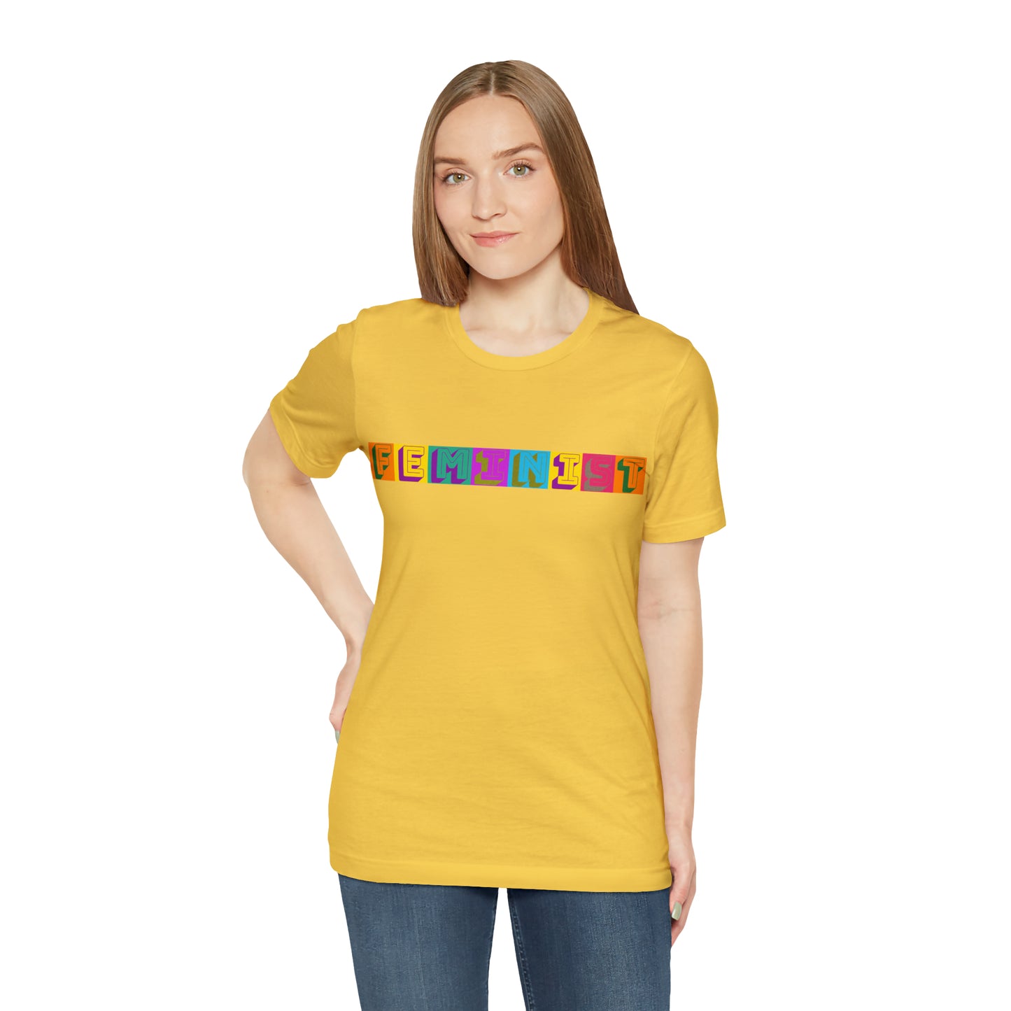 Retro Feminist Unisex Crew Neck T-Shirt  (S-3XL)