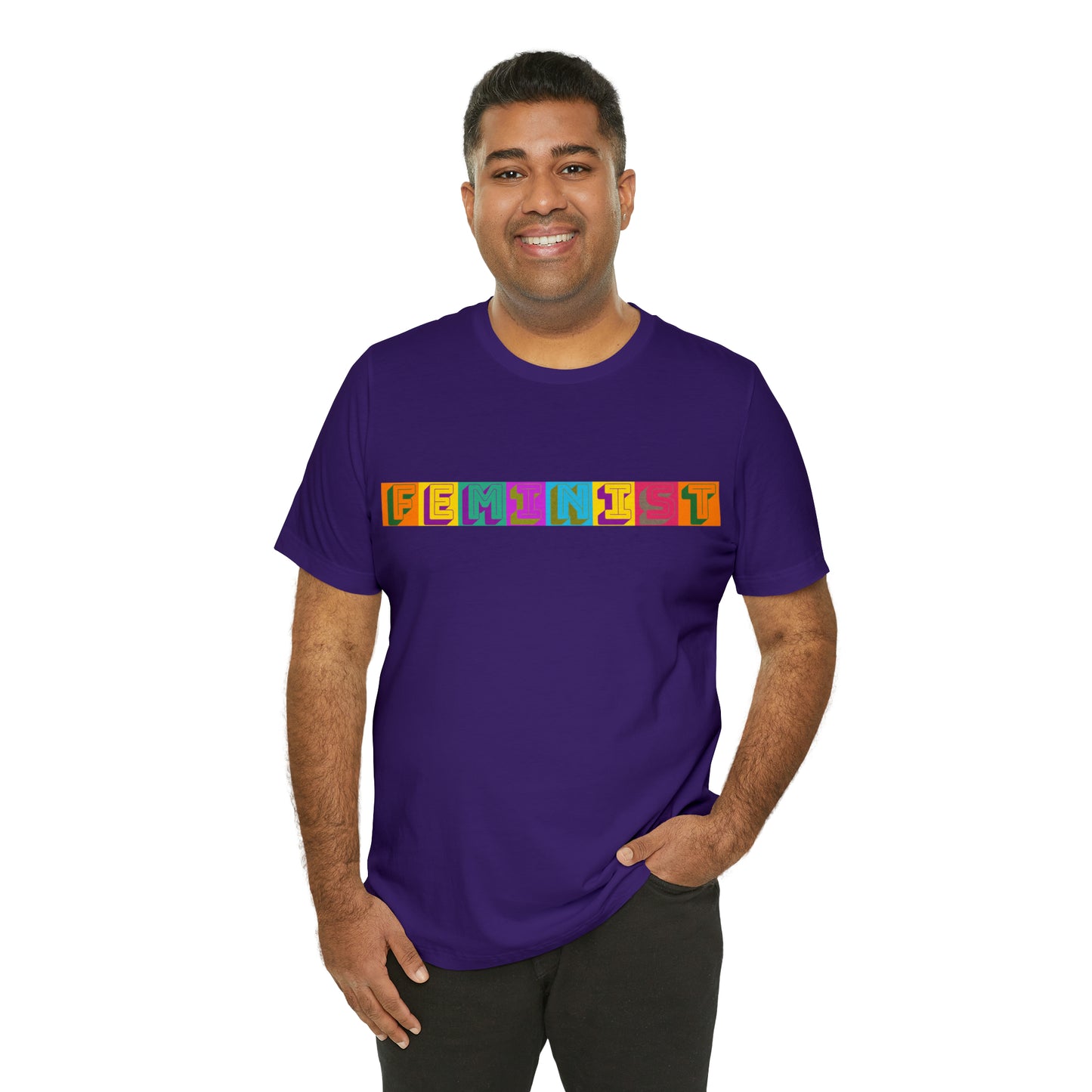 Retro Feminist Unisex Crew Neck T-Shirt  (S-3XL)