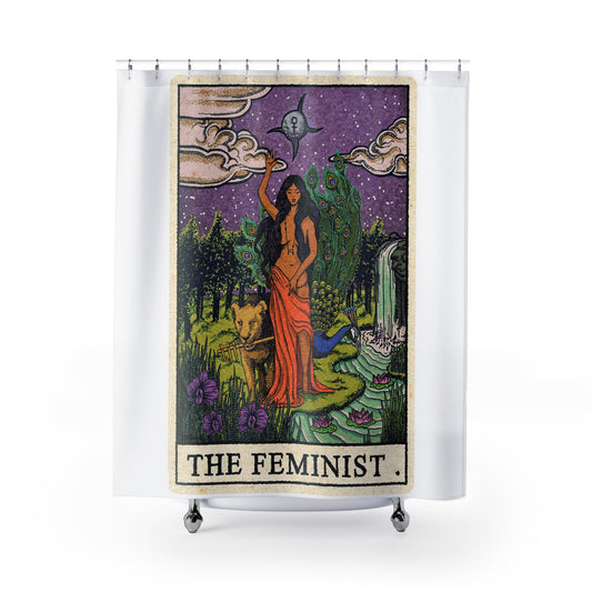 The Feminist Shower Curtains