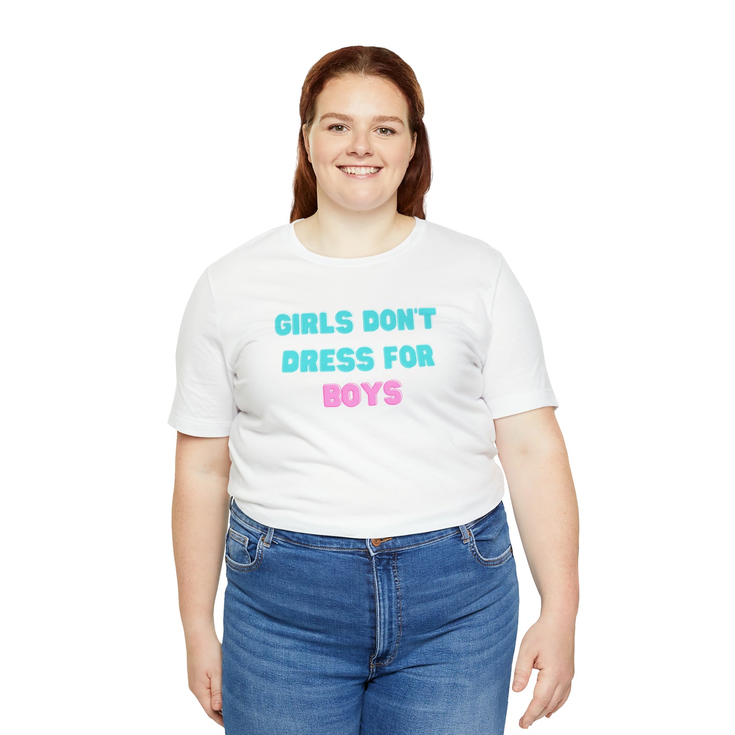 Girls Don't Unisex Crew Neck T-Shirt (S-3XL)