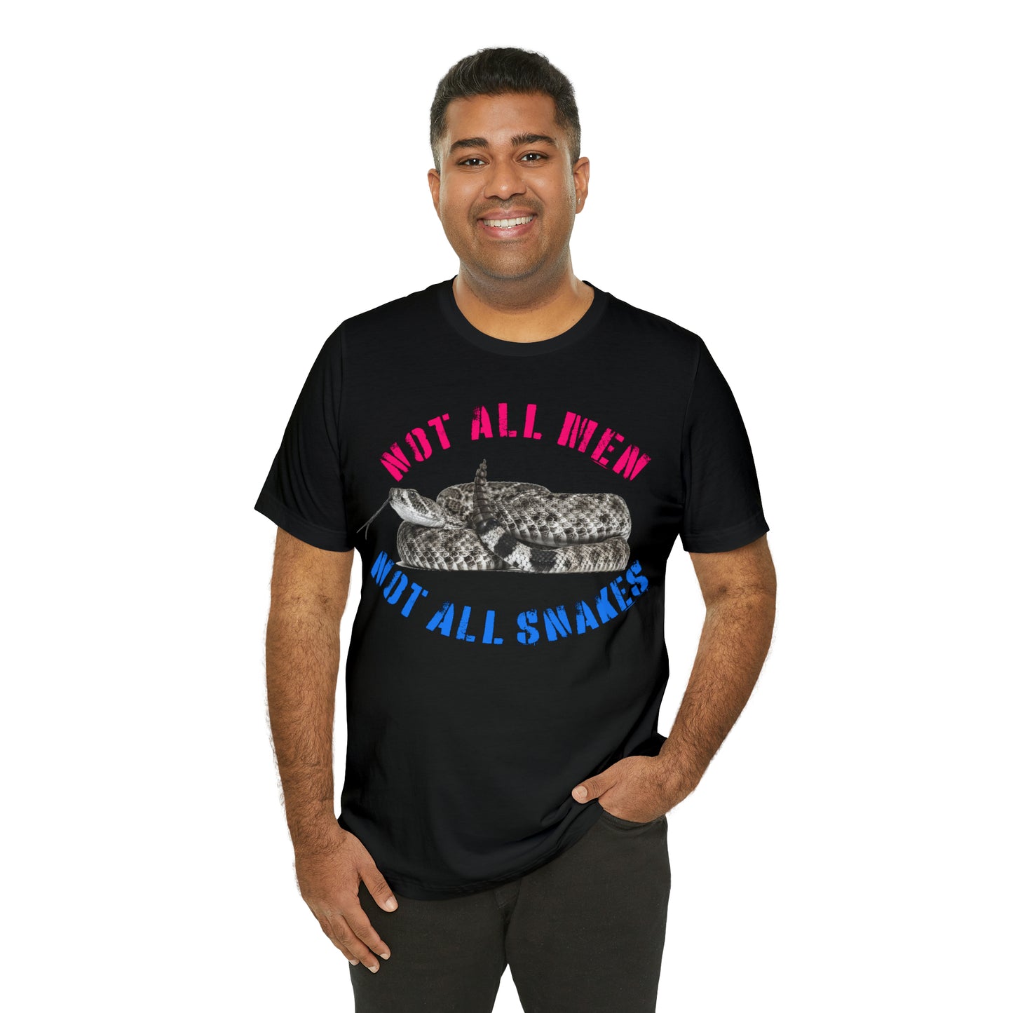 Not All Snakes Unisex Crew Neck T-Shirt (Rattle) (S-3XL)