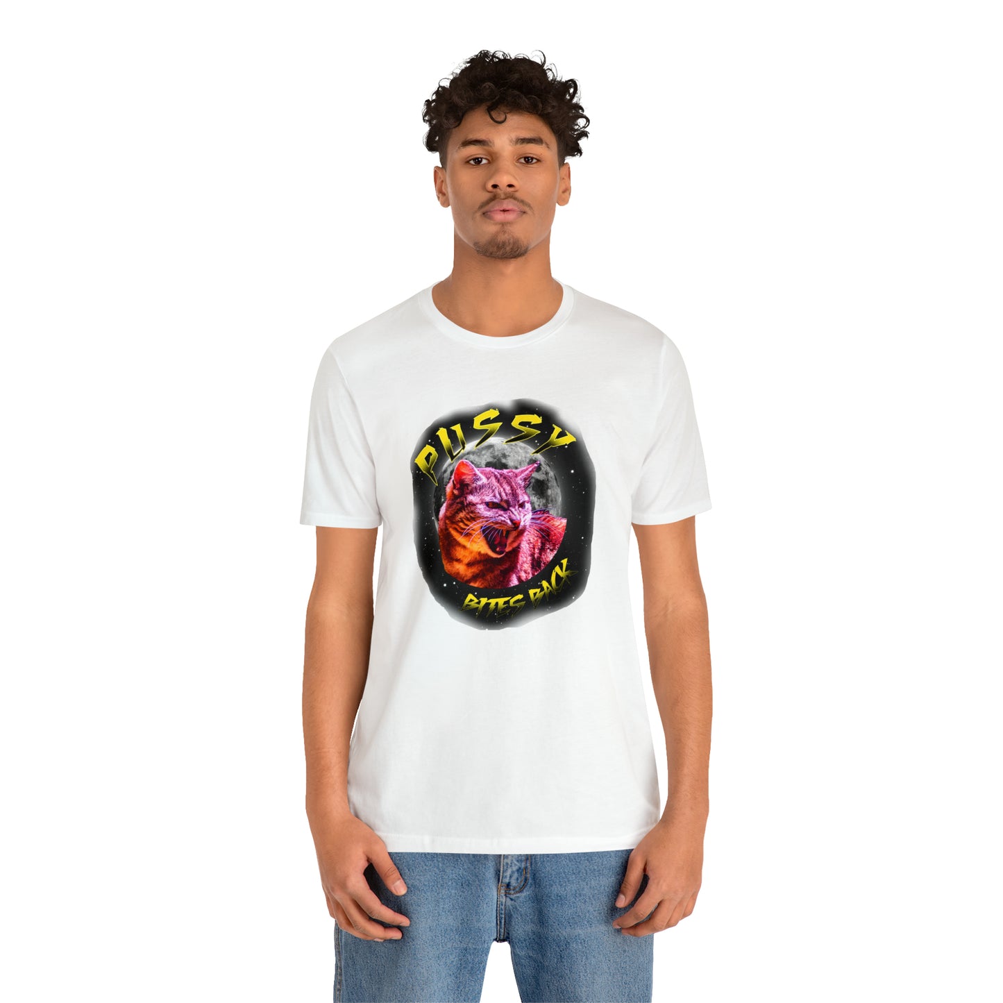 Pussy Bites Back Crew Neck  Unisex Crew Neck T-Shirt (S-3XL)