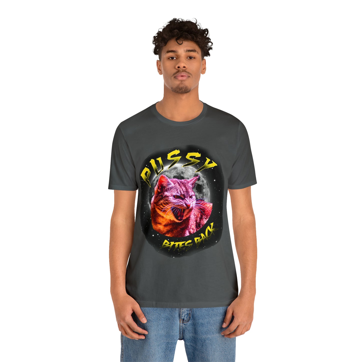 Pussy Bites Back Crew Neck  Unisex Crew Neck T-Shirt (S-3XL)