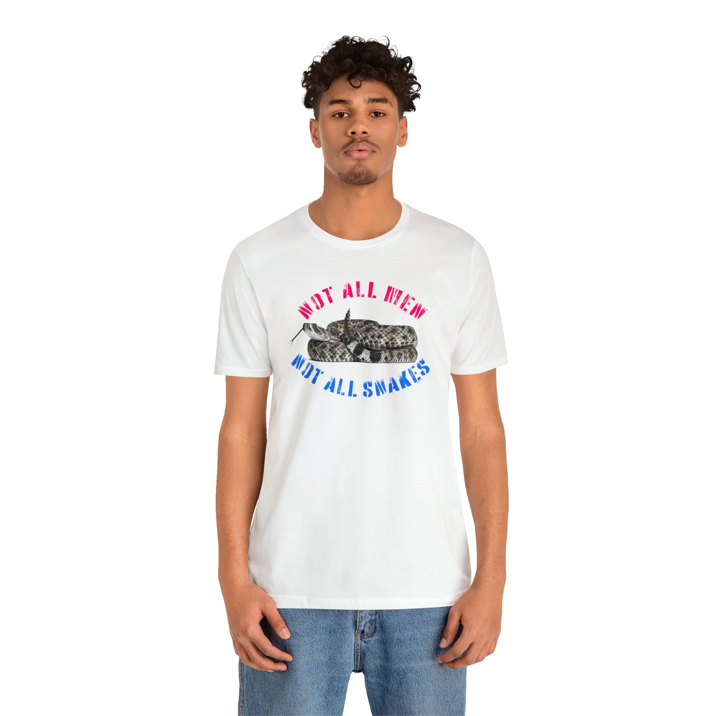 Not All Snakes Unisex Crew Neck T-Shirt (Rattle) (S-3XL)