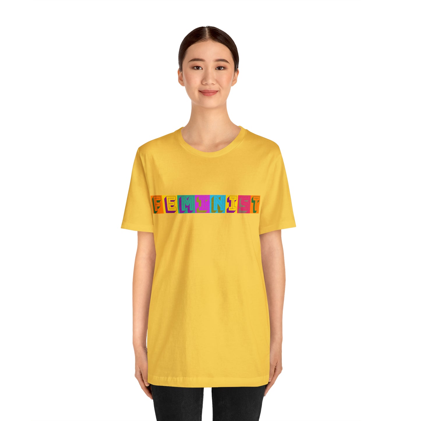 Retro Feminist Unisex Crew Neck T-Shirt  (S-3XL)