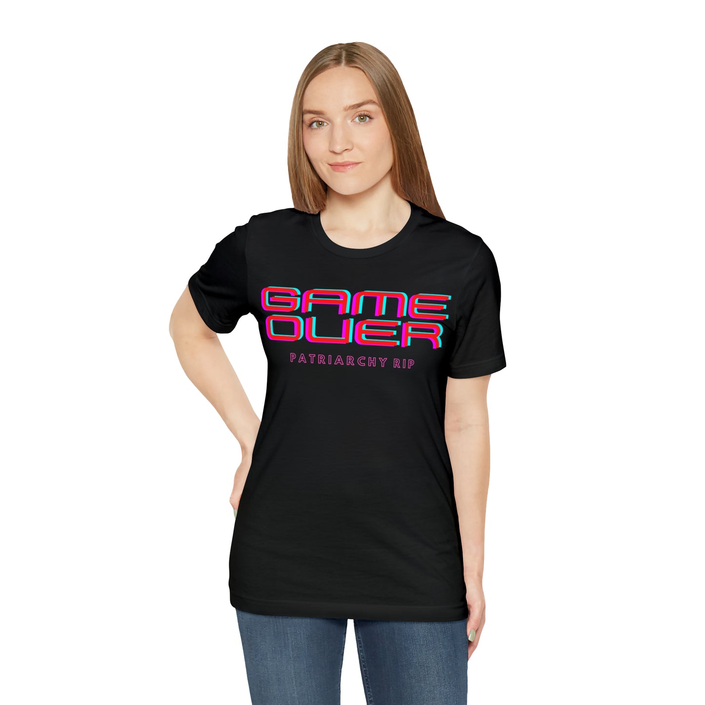 Game Over Patriarchy RIP Unisex T-Shirt (S-3XL)