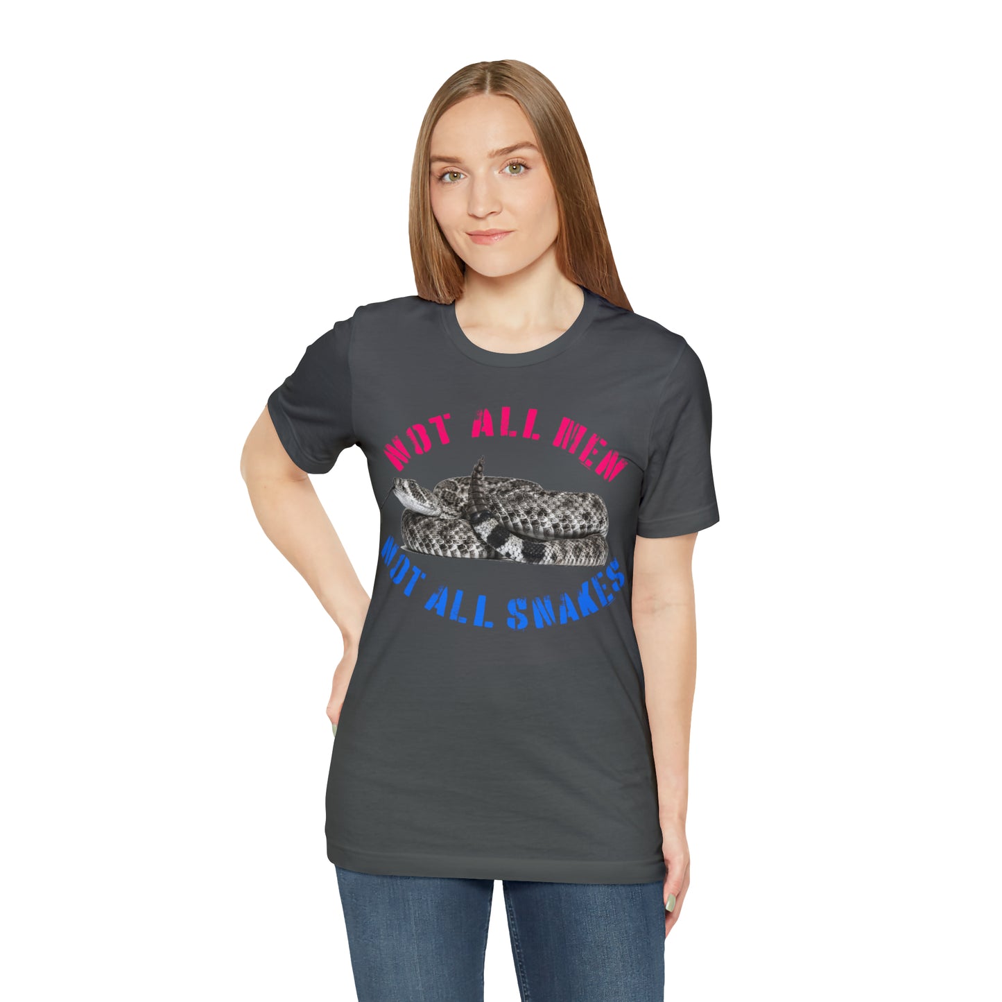 Not All Snakes Unisex Crew Neck T-Shirt (Rattle) (S-3XL)