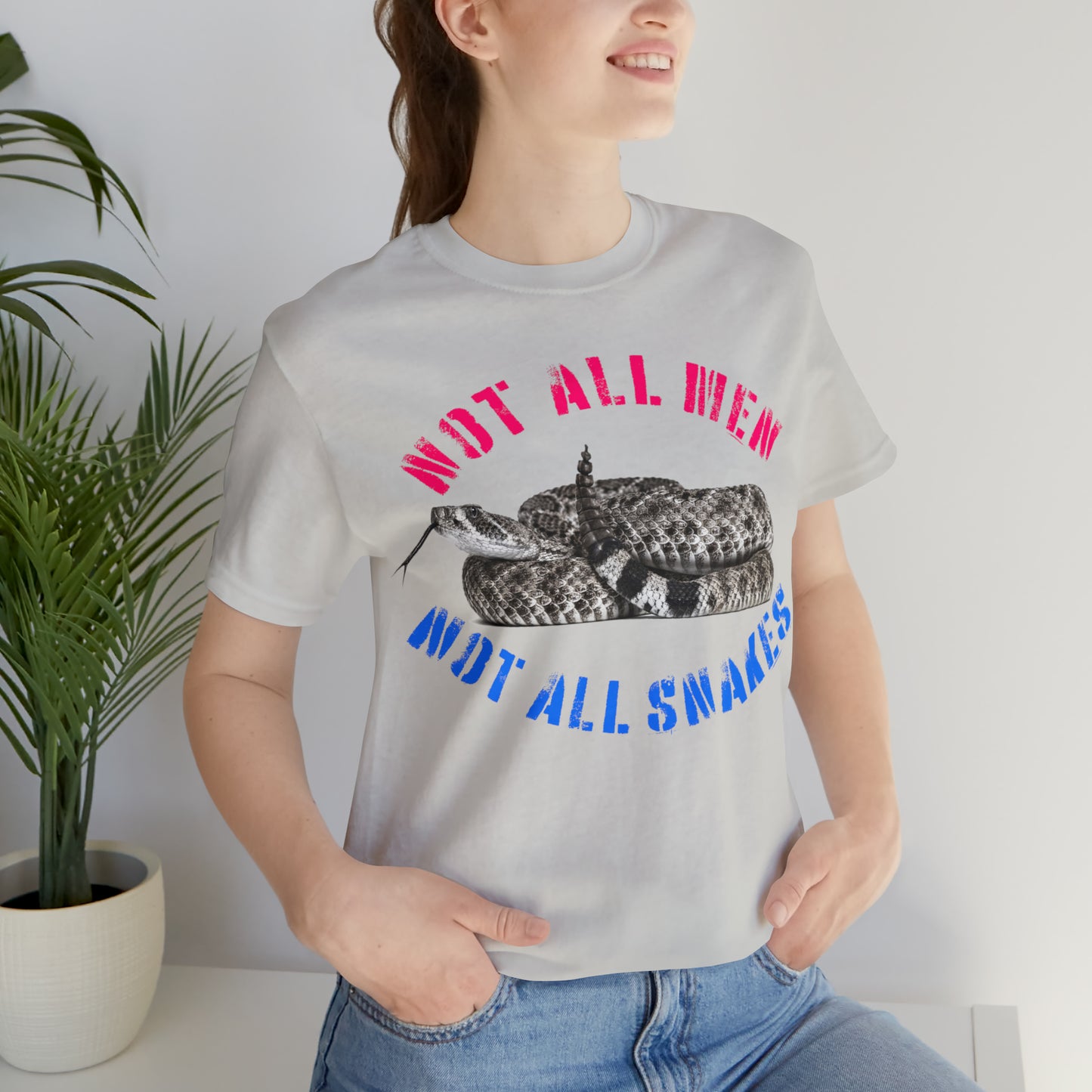 Not All Snakes Unisex Crew Neck T-Shirt (Rattle) (S-3XL)