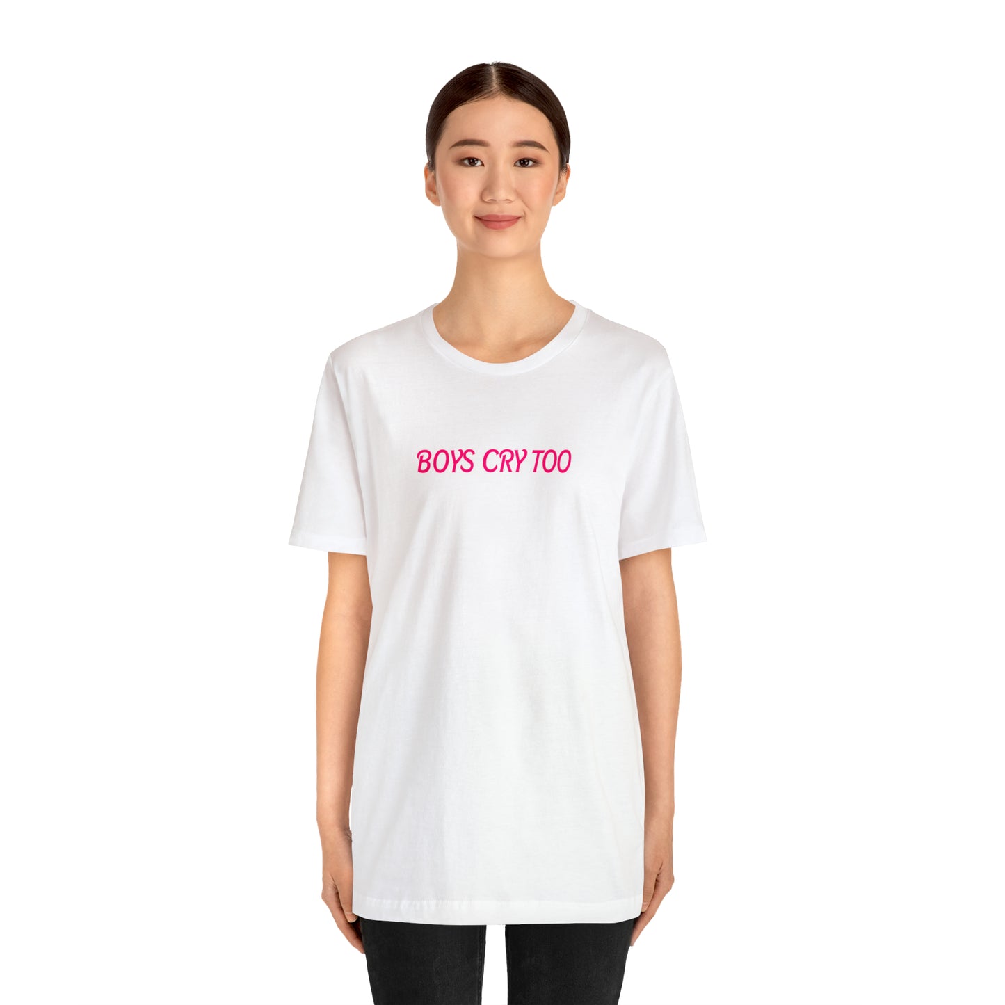 Boys Cry Too Unisex Crew Neck T-Shirt (S-3XL)