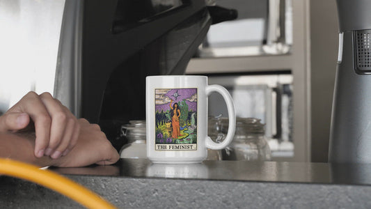 "The Feminist" White Ceramic 15oz Mug