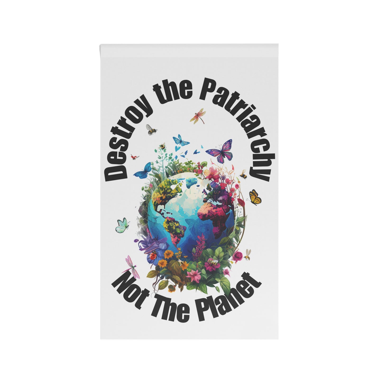 Save the Planet House Banner (36" × 60") (91.44cm × 152.4cm)